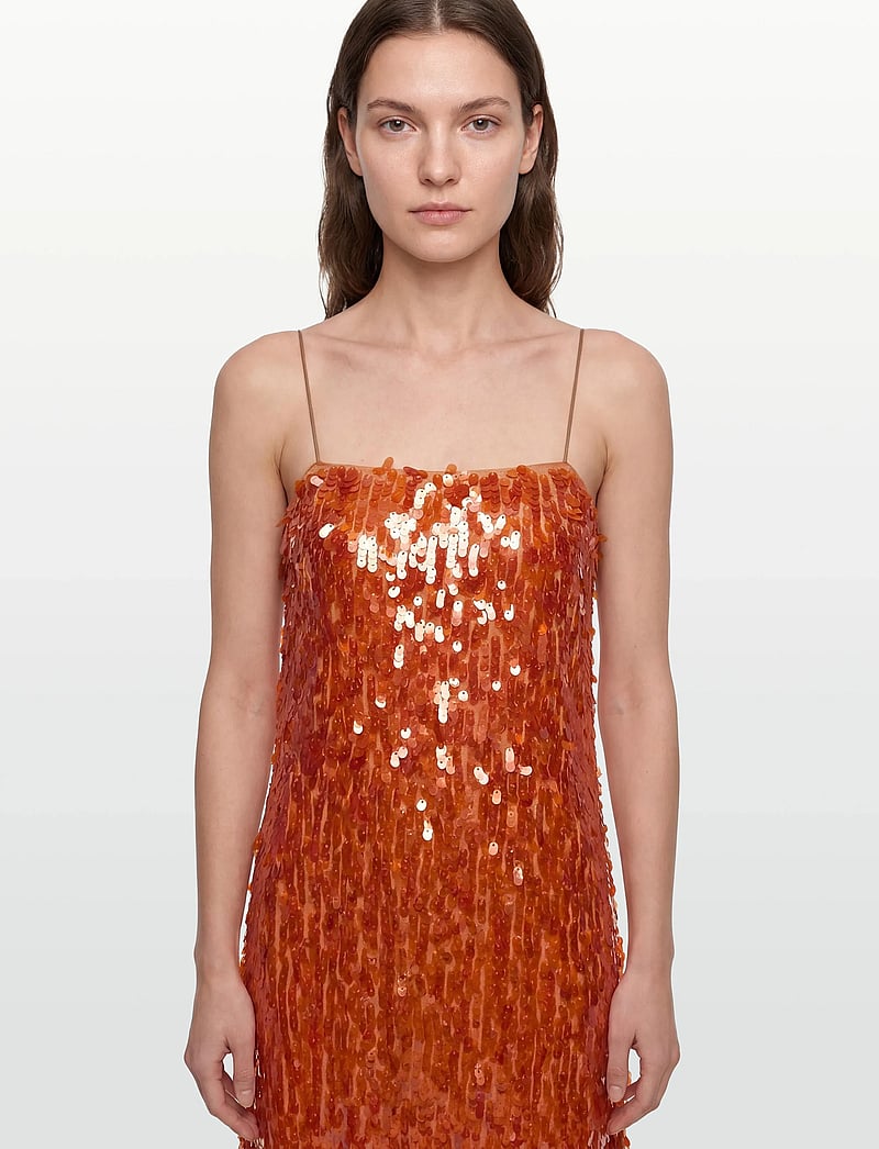 Lovechild 1979 - Coco Dress - paillettenkleider - 181 bright orange - 3