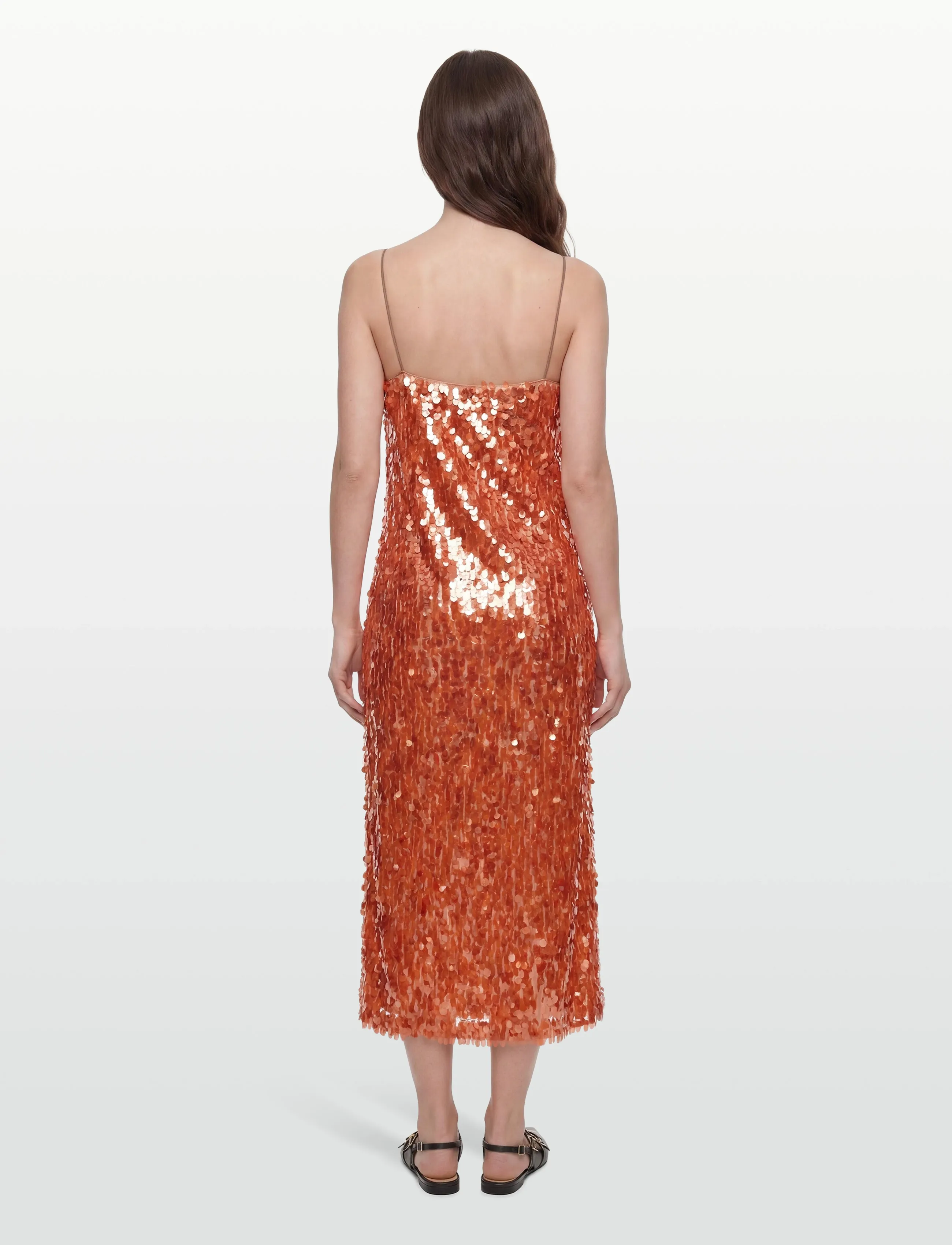 Lovechild 1979 - Coco Dress - sequin dresses - 181 bright orange - 4