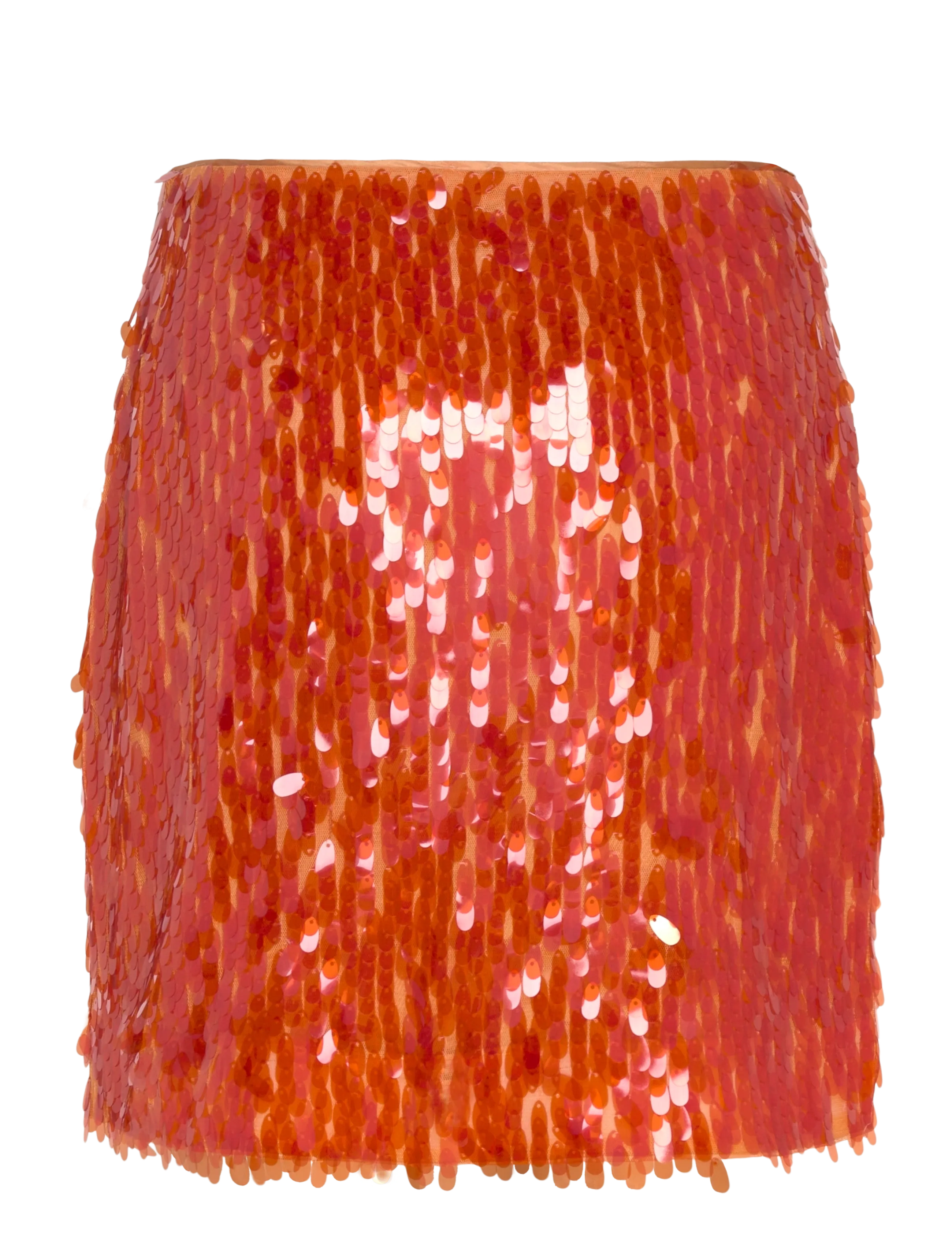 Lovechild 1979 - Lyona Skirt - pailletten-röcke - 181 bright orange - 1