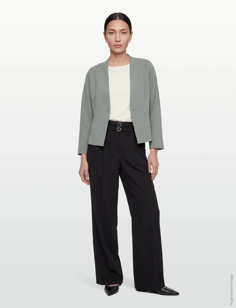 Lovechild 1979 - Lara Blouse - langærmede bluser - 210 sea grey - 0