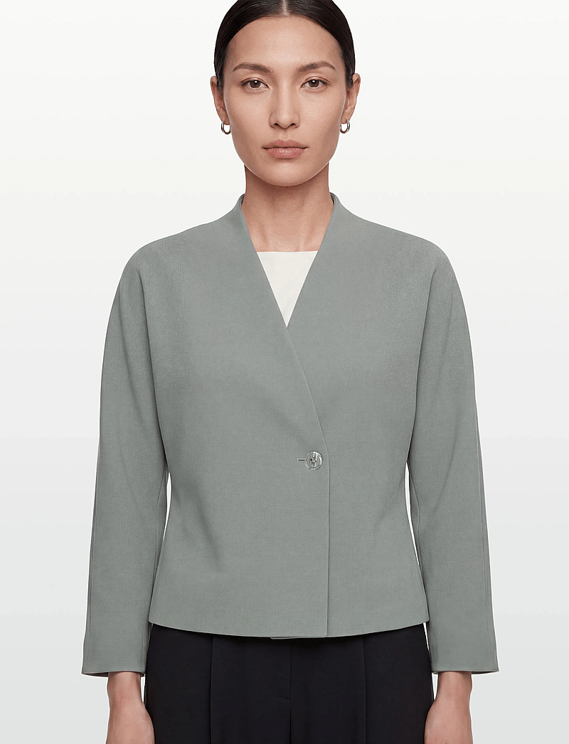 Lovechild 1979 - Lara Blouse - langærmede bluser - 210 sea grey - 3