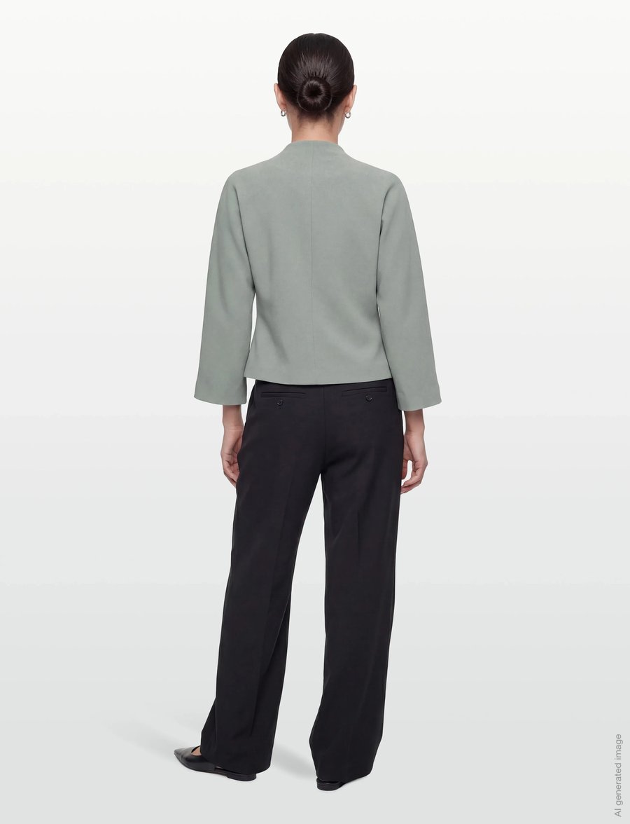 Lovechild 1979 - Lara Blouse - langærmede bluser - 210 sea grey - 4