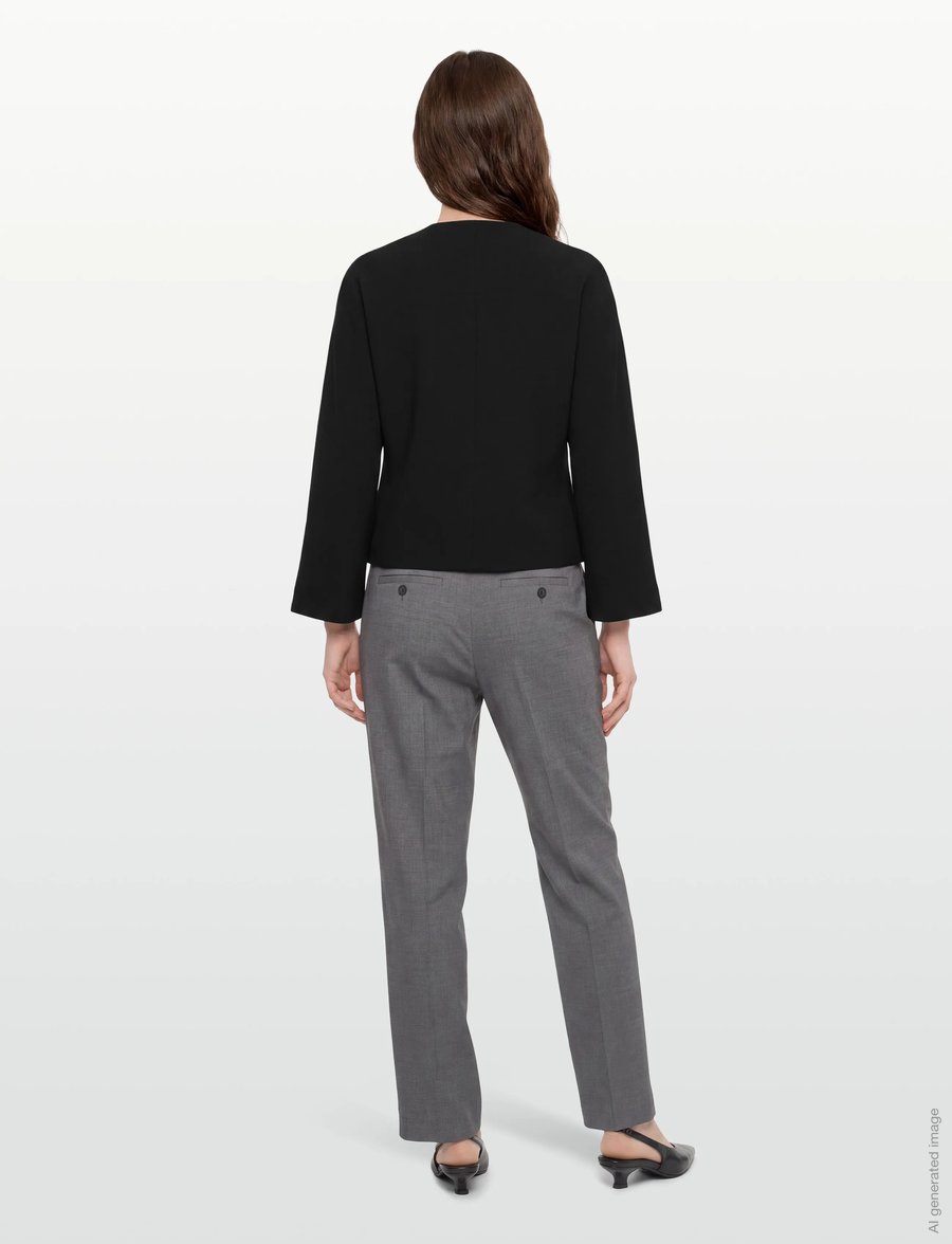 Lovechild 1979 - Lara Blouse - pitkähihaiset puserot - 999 black - 4