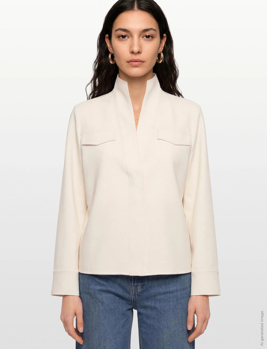 Lovechild 1979 - Marbella Blouse - langærmede bluser - 005 cream - 3