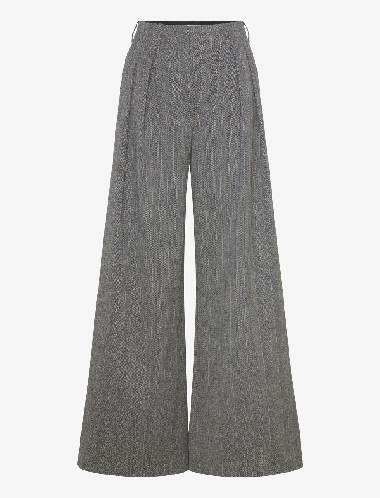 Lovechild 1979 - Stella Pants - leveälahkeiset housut - 067 charcoal weave - 0