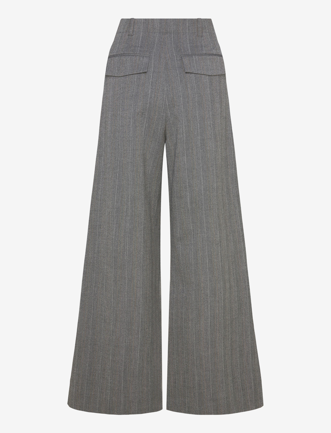 Lovechild 1979 - Stella Pants - leveälahkeiset housut - 067 charcoal weave - 1