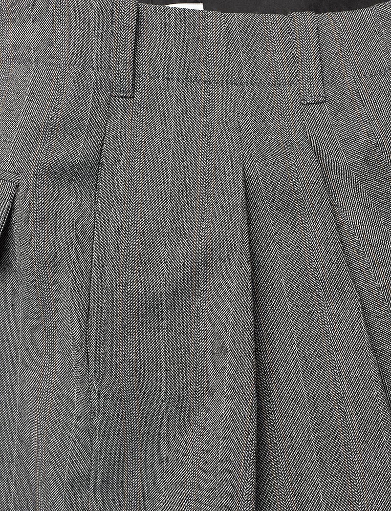 Lovechild 1979 - Stella Pants - leveälahkeiset housut - 067 charcoal weave - 2