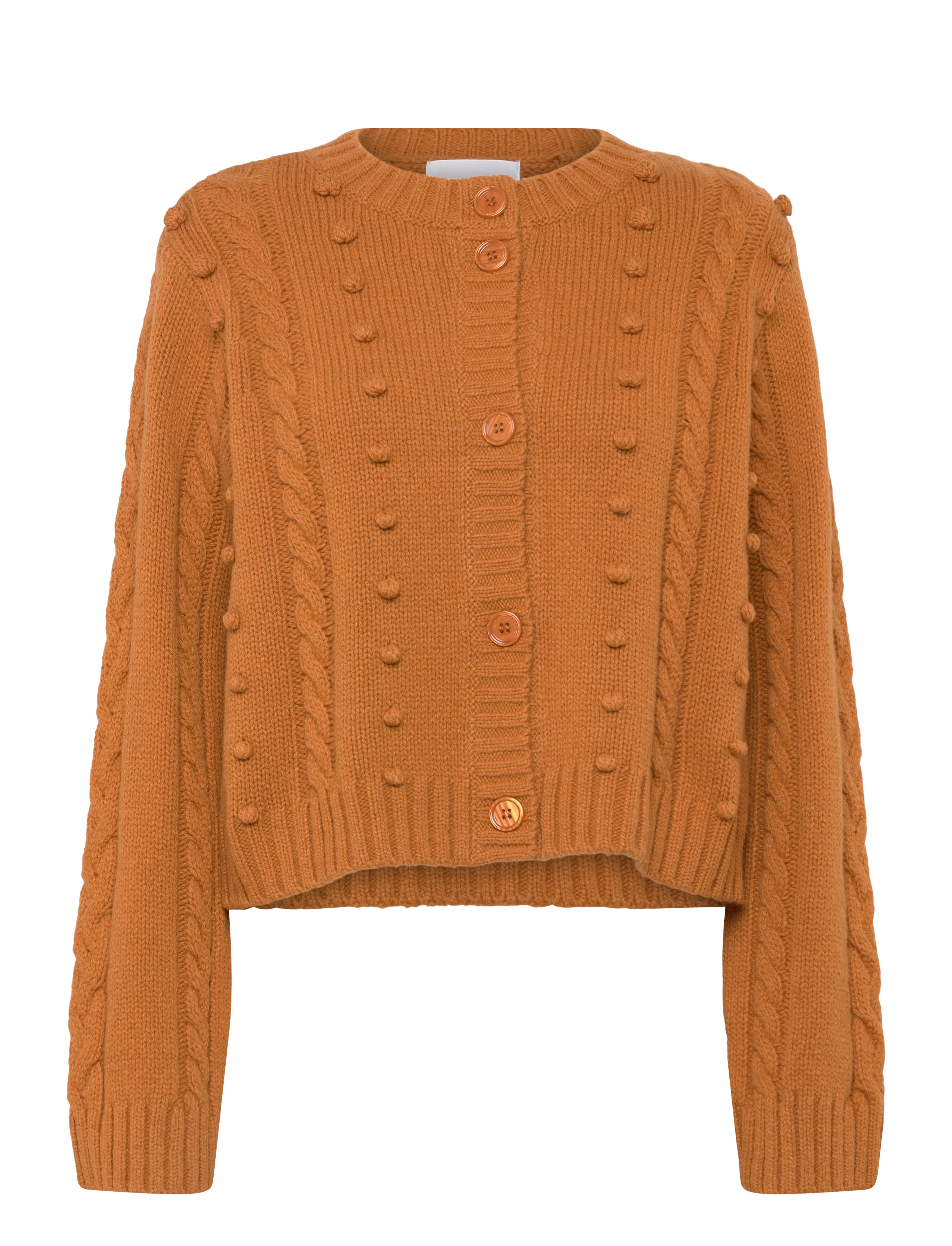 Lovechild 1979 Nadine Cardigan - Officewear - 733 RUST / brown