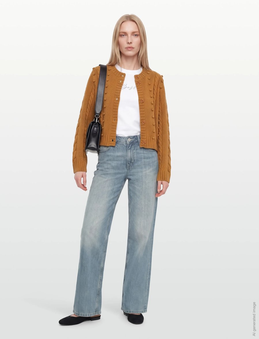 Lovechild 1979 - Nadine Cardigan - gilets - 733 rust - 0