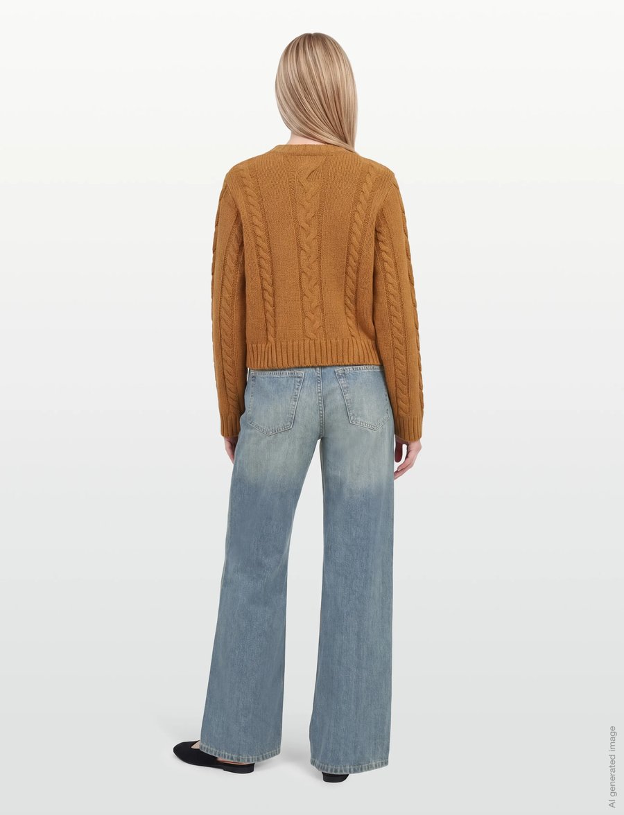 Lovechild 1979 - Nadine Cardigan - gilets - 733 rust - 4