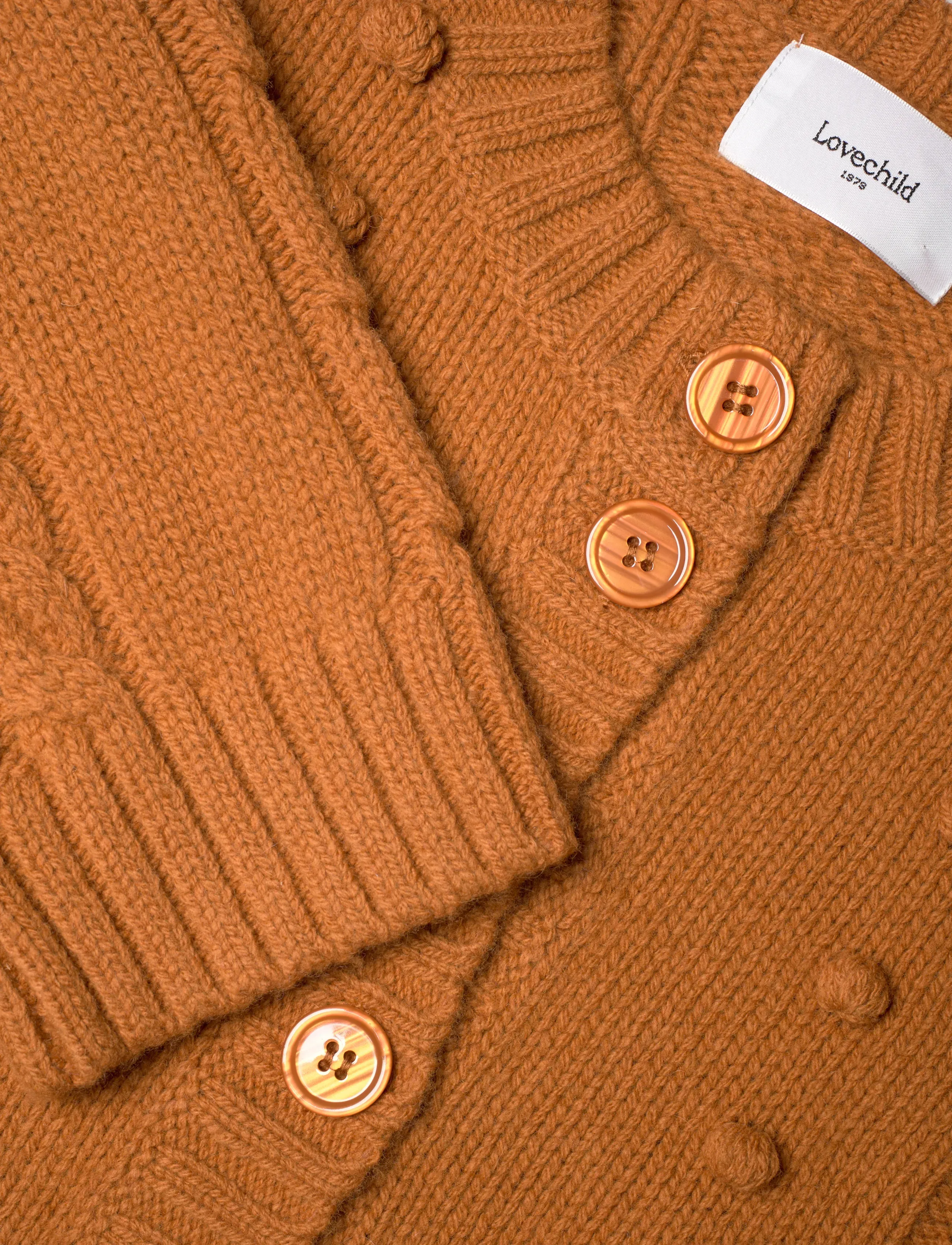 Lovechild 1979 - Nadine Cardigan - gilets - 733 rust - 5