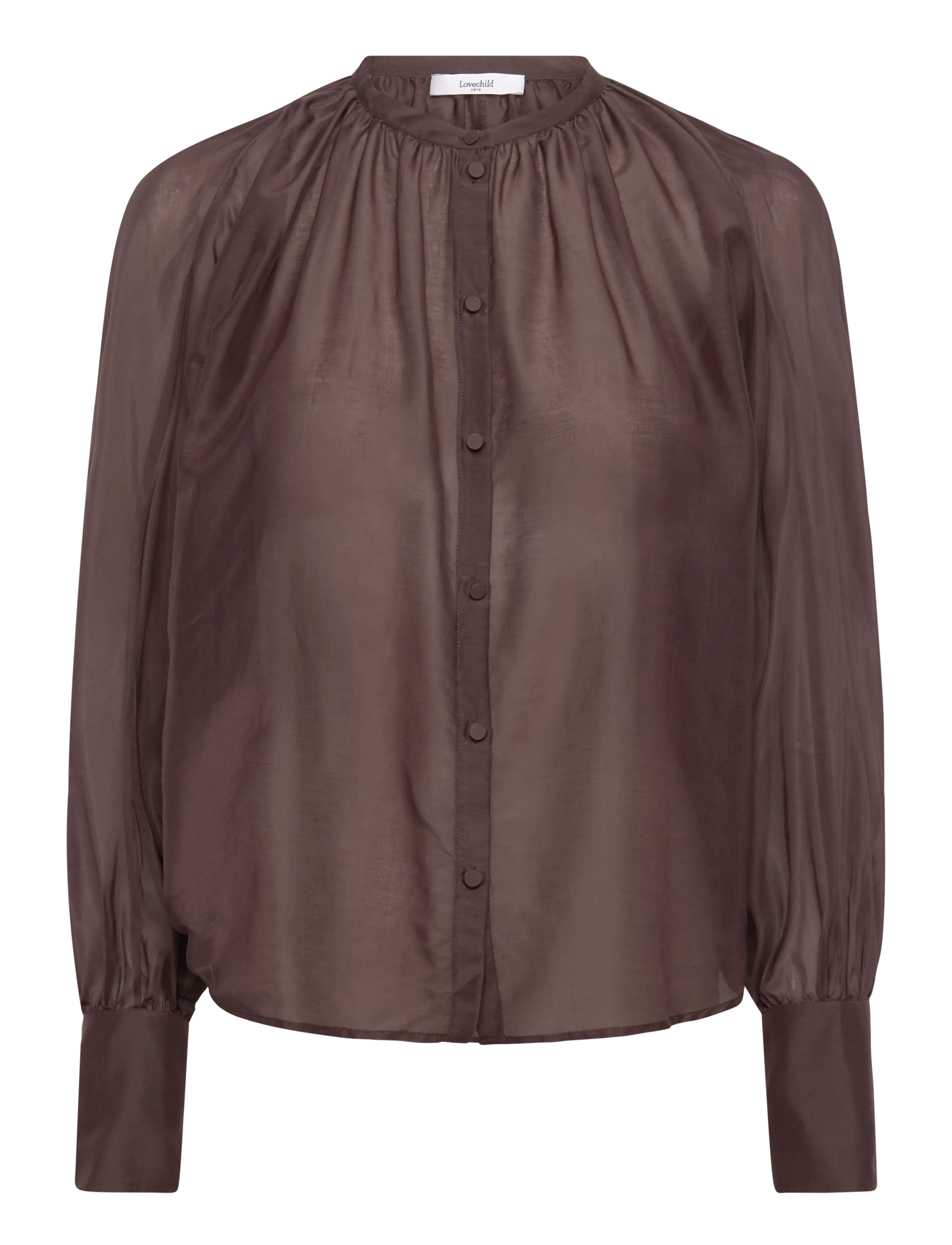 Allona Blouse - 719 CHESTNUT