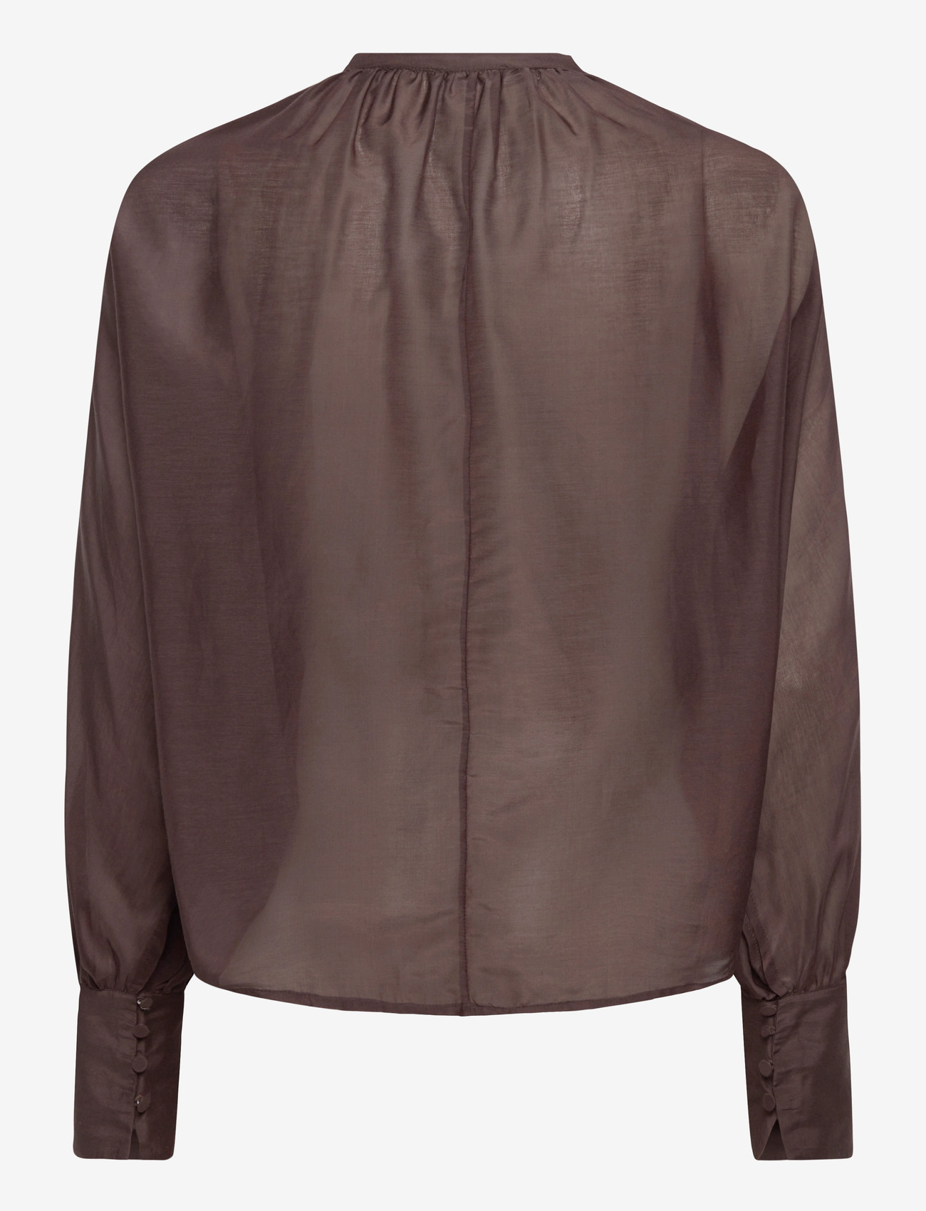 Lovechild 1979 - Allona Blouse - langärmlige blusen - 719 chestnut - 1