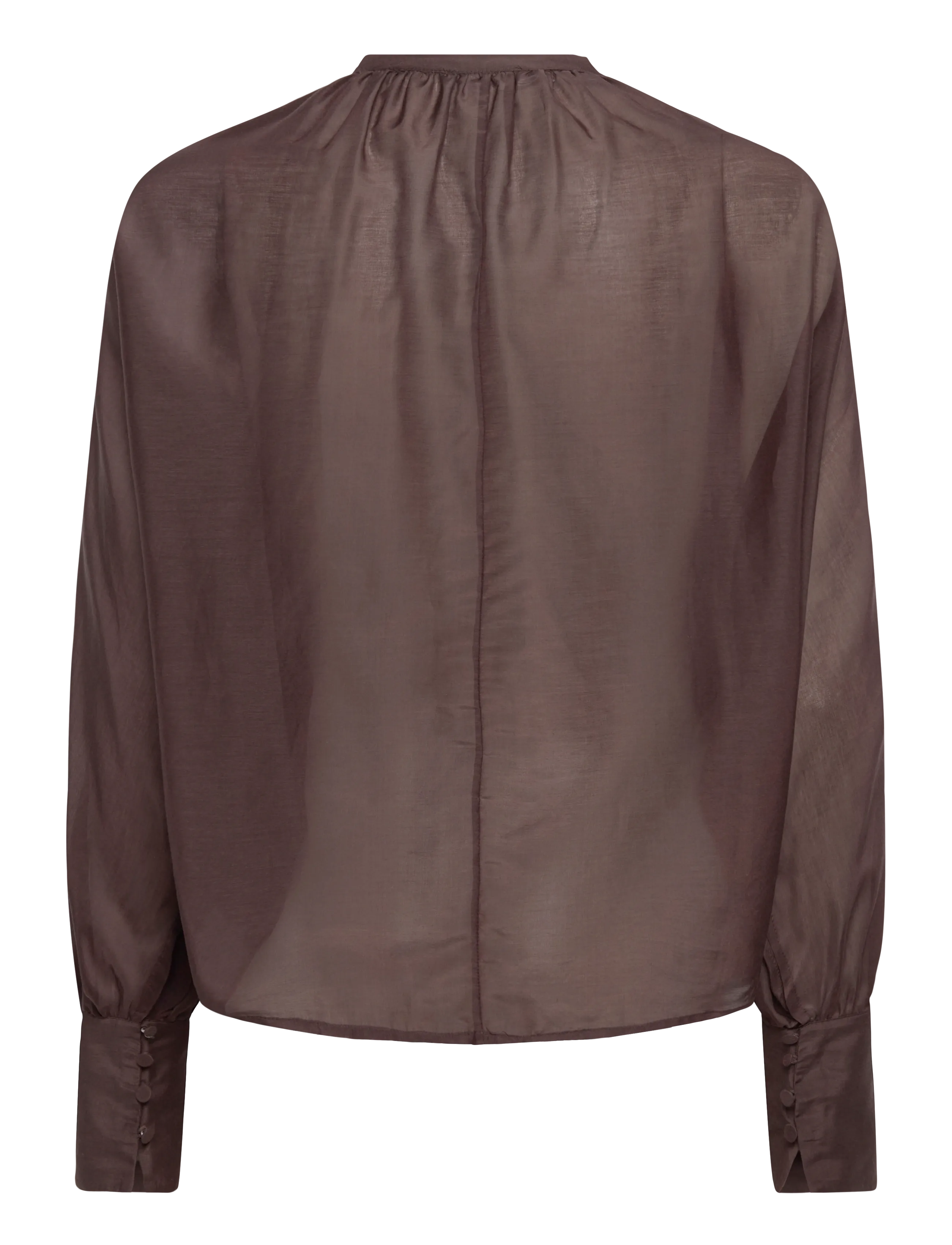 Lovechild 1979 - Allona Blouse - langærmede bluser - 719 chestnut - 1