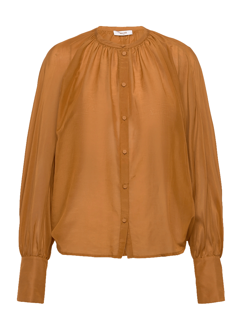Lovechild 1979 - Allona Blouse - langærmede bluser - 733 rust - 0