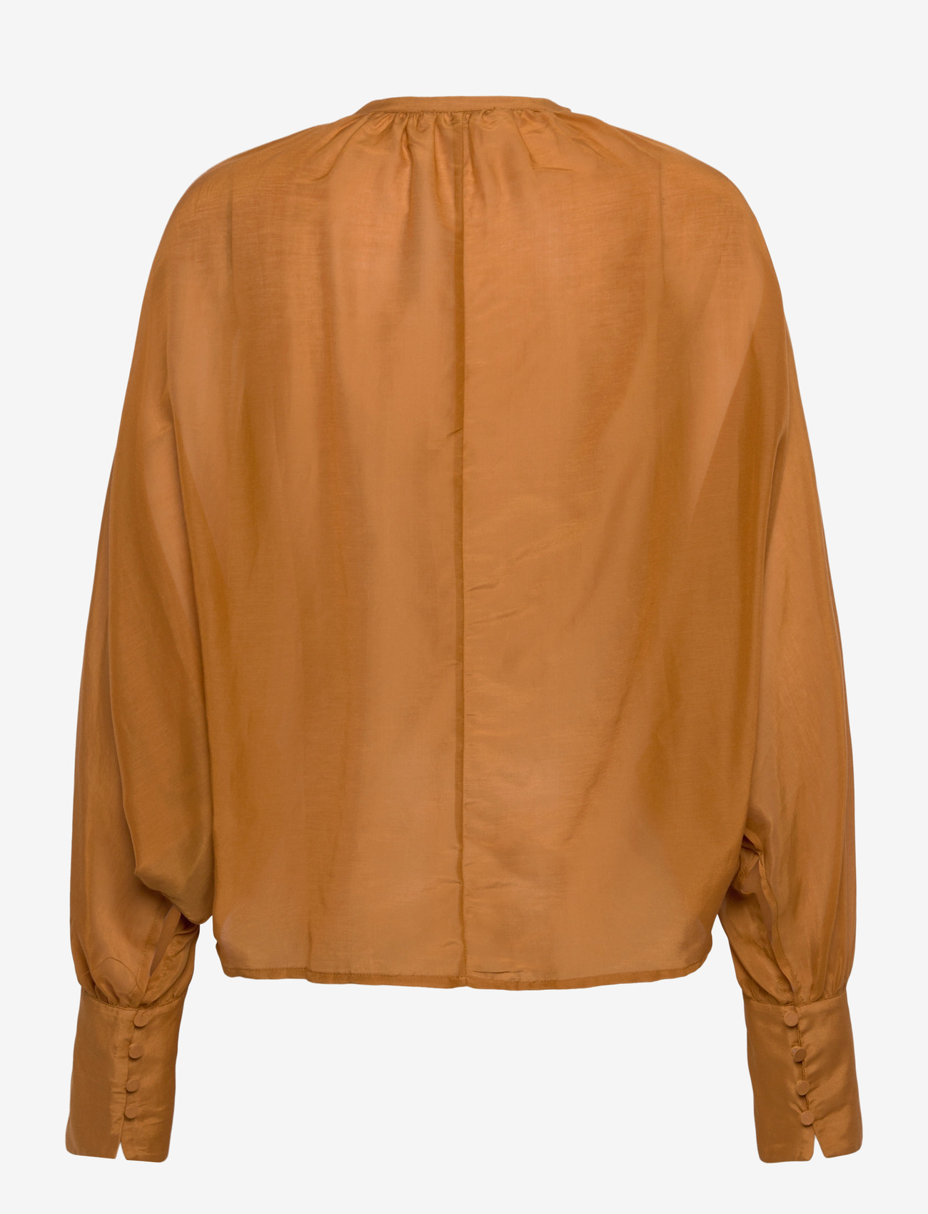 Lovechild 1979 - Allona Blouse - langærmede bluser - 733 rust - 1