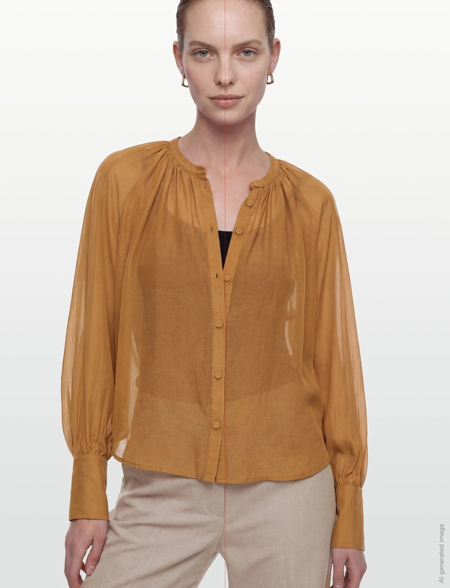 Lovechild 1979 - Allona Blouse - pikkade varrukatega pluusid - 733 rust - 3