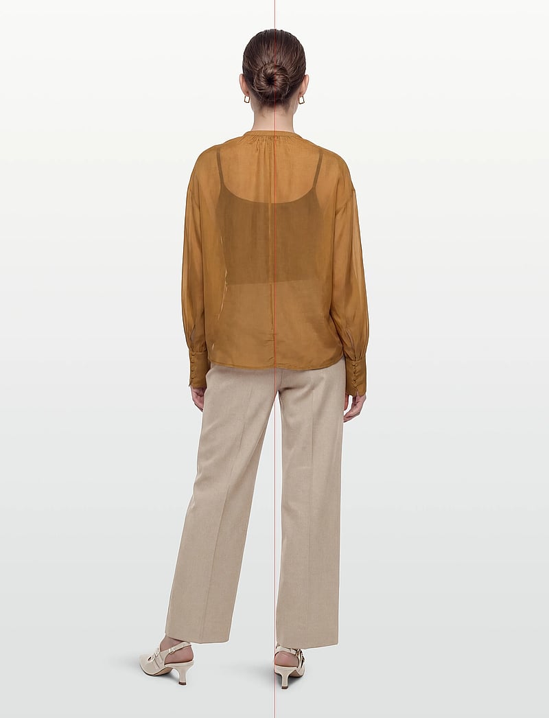 Lovechild 1979 - Allona Blouse - langærmede bluser - 733 rust - 4