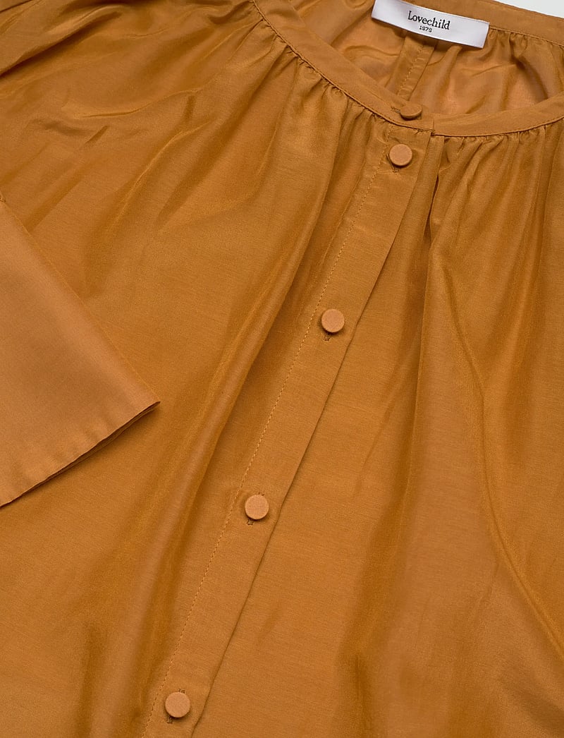 Lovechild 1979 - Allona Blouse - langærmede bluser - 733 rust - 2