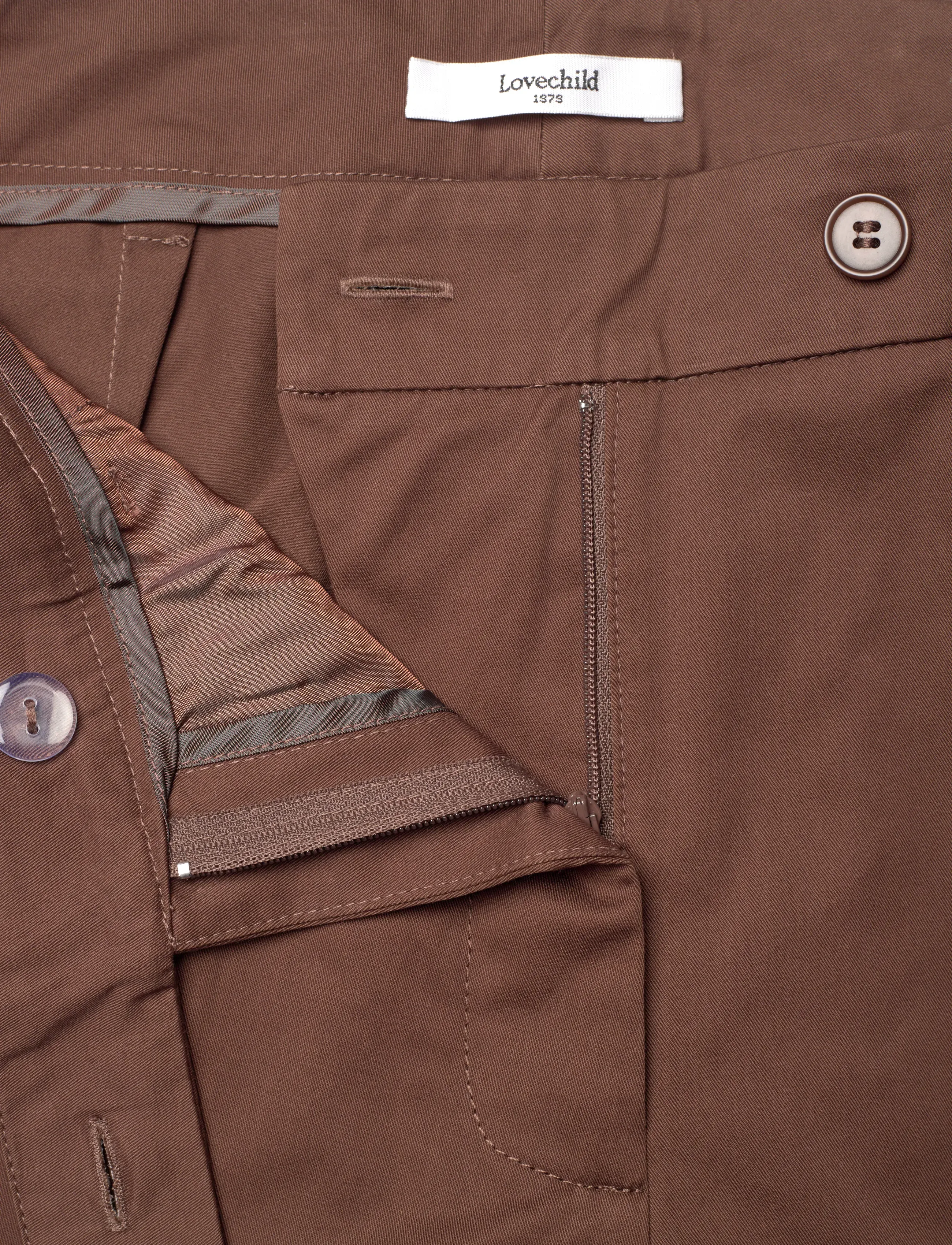 Lovechild 1979 - Harper Pants - odzież imprezowa w cenach outletowych - 719 chestnut - 3