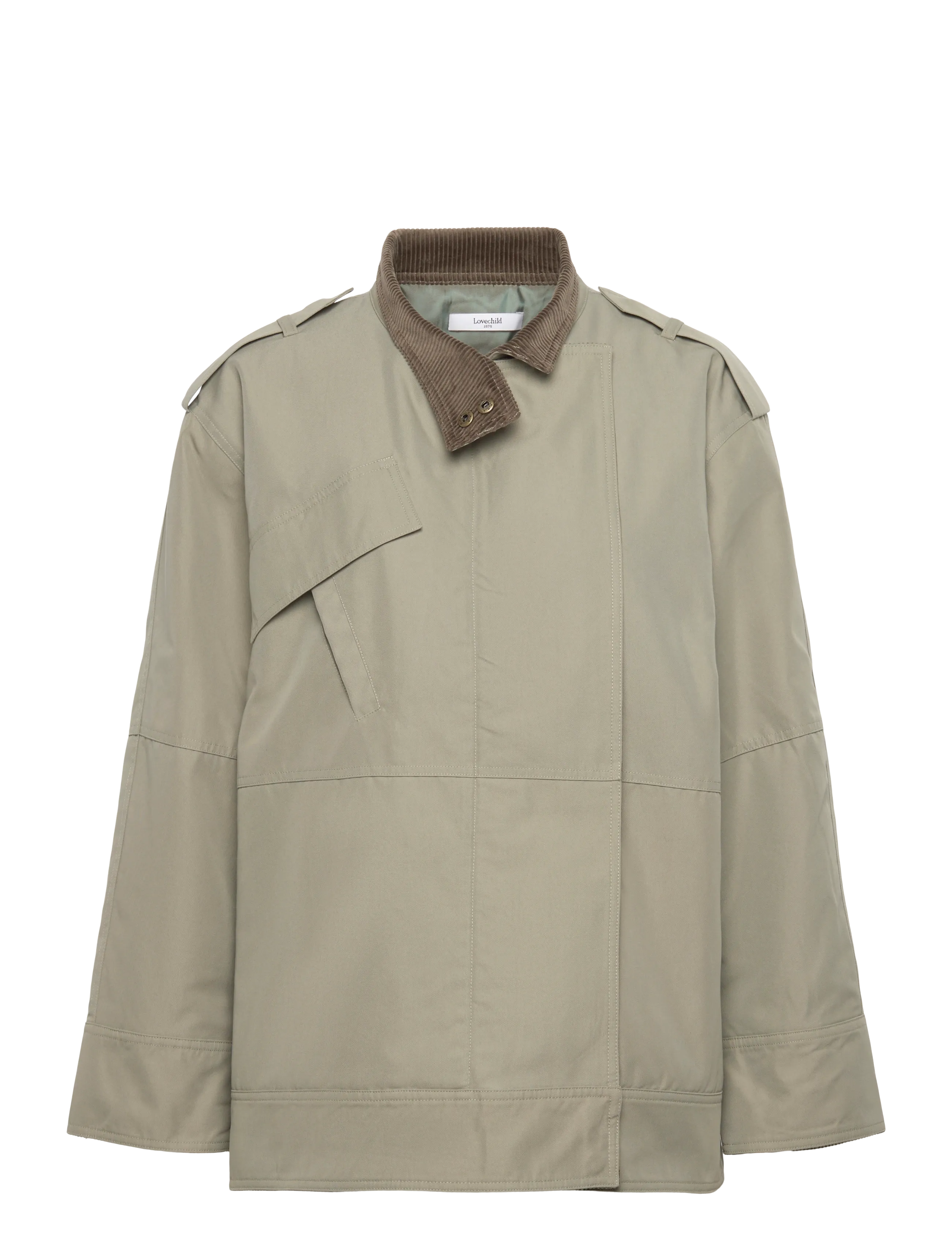 Lovechild 1979 - Devonna Jacket - frühlingsjacken - 698 vetiver green - 2