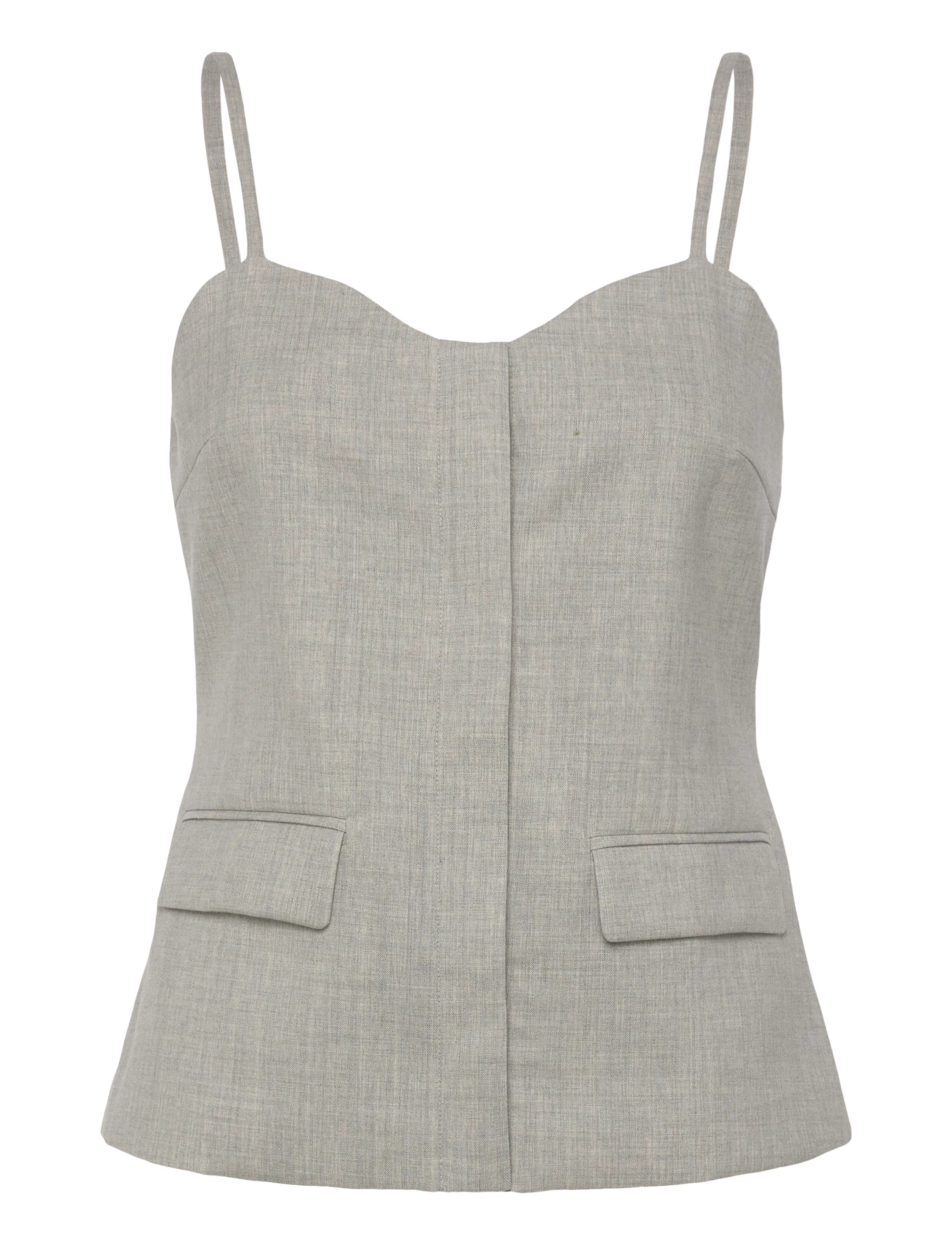 Lovechild 1979 Thalia Top - Lovechild 1979 - 056 LIGHT GREY MELANGE / grey