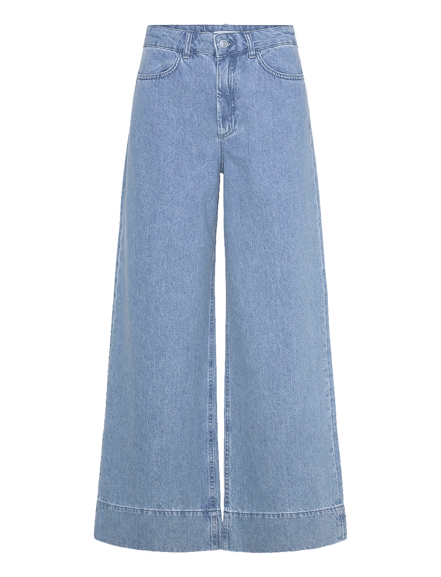 Lovechild 1979 - Cassandra Pants - hosen mit weitem bein - 406 denim blue - 1