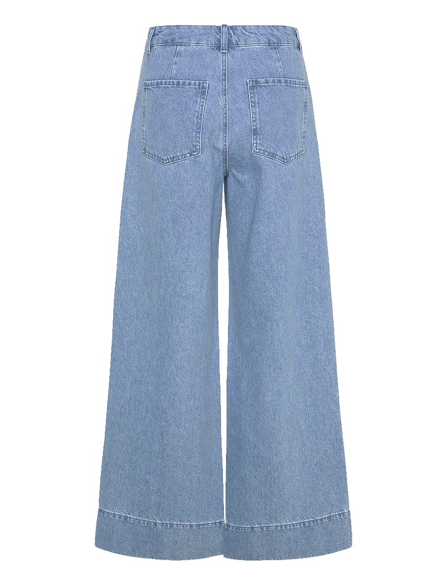Lovechild 1979 - Cassandra Pants - hosen mit weitem bein - 406 denim blue - 2