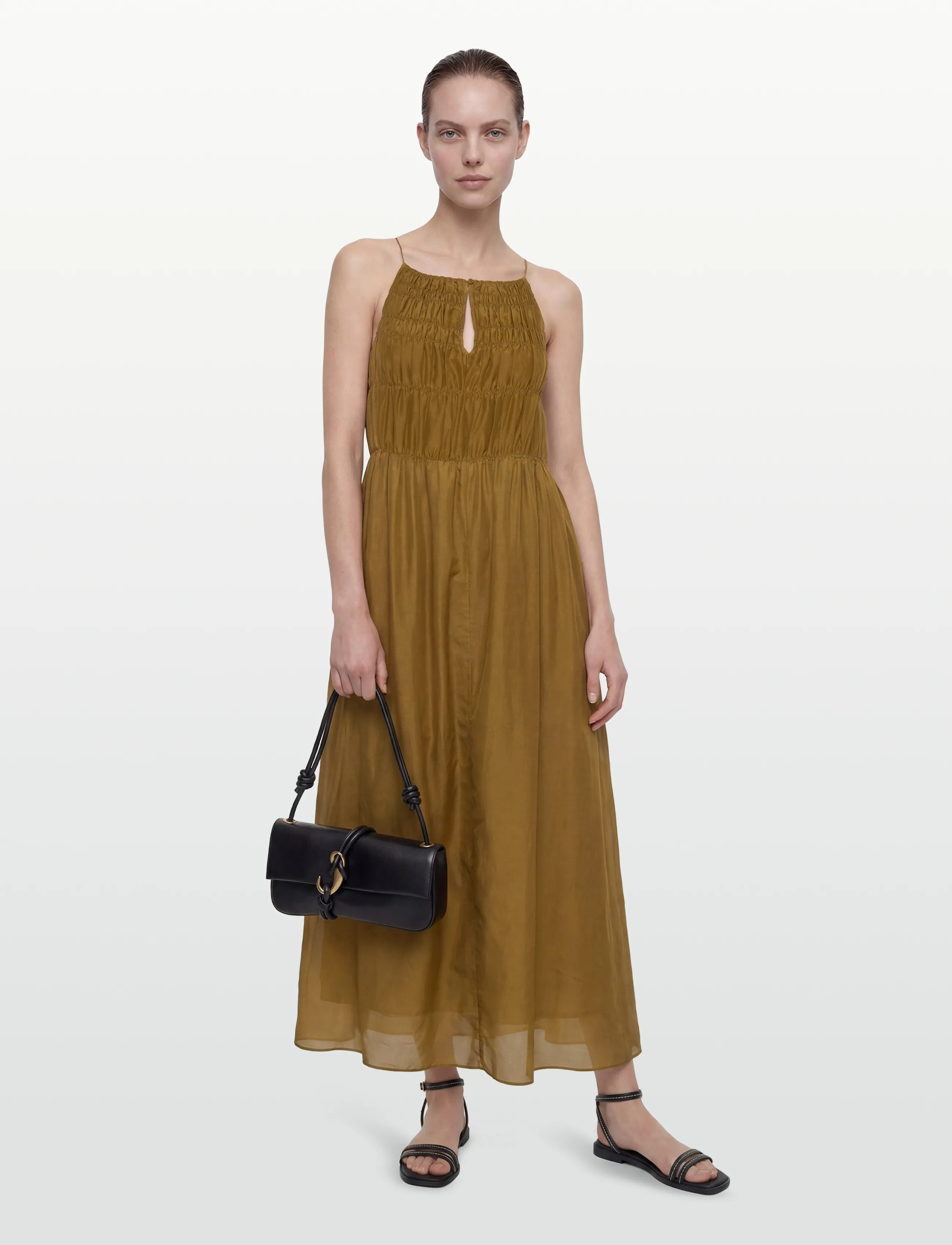 Lovechild 1979 Aurelia Dress - Kleider - 627 OLIVE / khaki/green