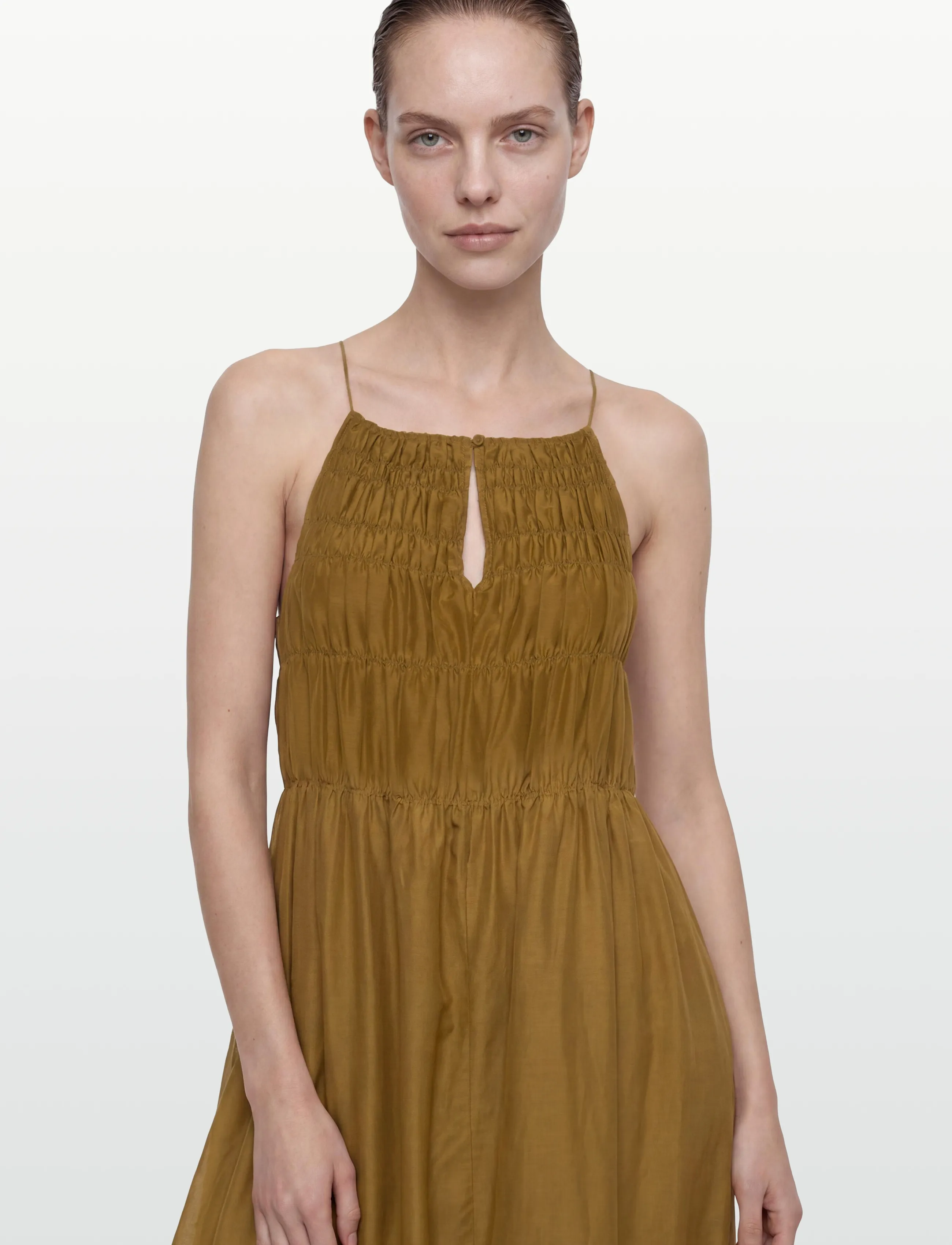 Lovechild 1979 - Aurelia Dress - maxikleider - 627 olive - 3