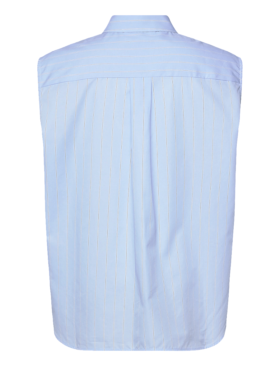 Lovechild 1979 - Brooklyn Shirt - kortærmede skjorter - 568 blue pinstripe - 2