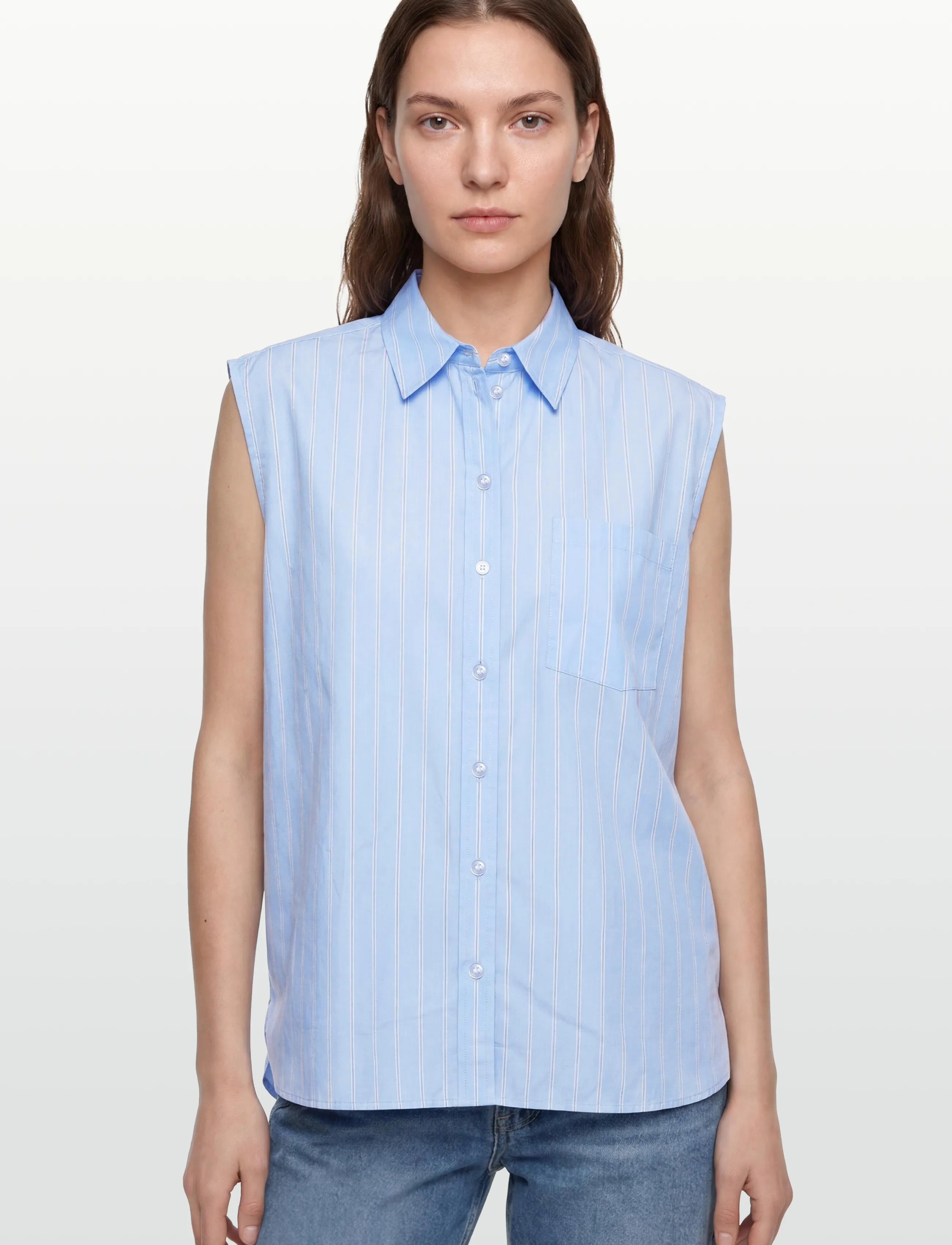 Lovechild 1979 - Brooklyn Shirt - short-sleeved shirts - 568 blue pinstripe - 3