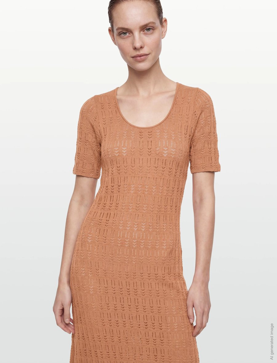 Lovechild 1979 - Scarlett Dress - strickkleider - 182 biscuit - 3