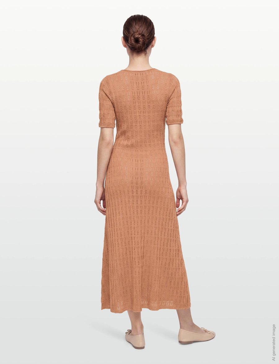 Lovechild 1979 - Scarlett Dress - strickkleider - 182 biscuit - 4