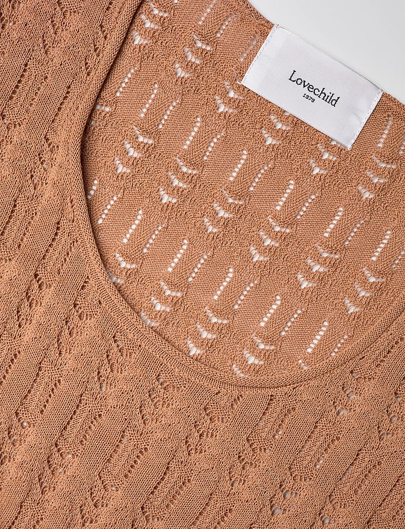 Lovechild 1979 - Scarlett Dress - knitted dresses - 182 biscuit - 2