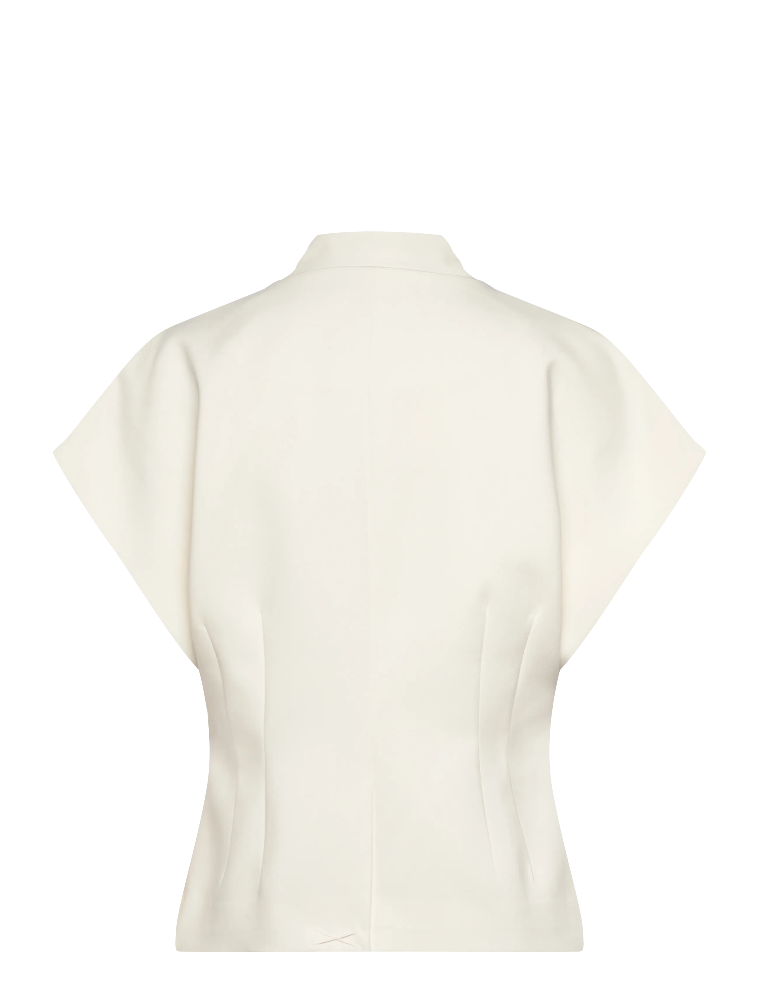 Lovechild 1979 - Minju Blouse - kortärmade blusar - 007 egret - 2
