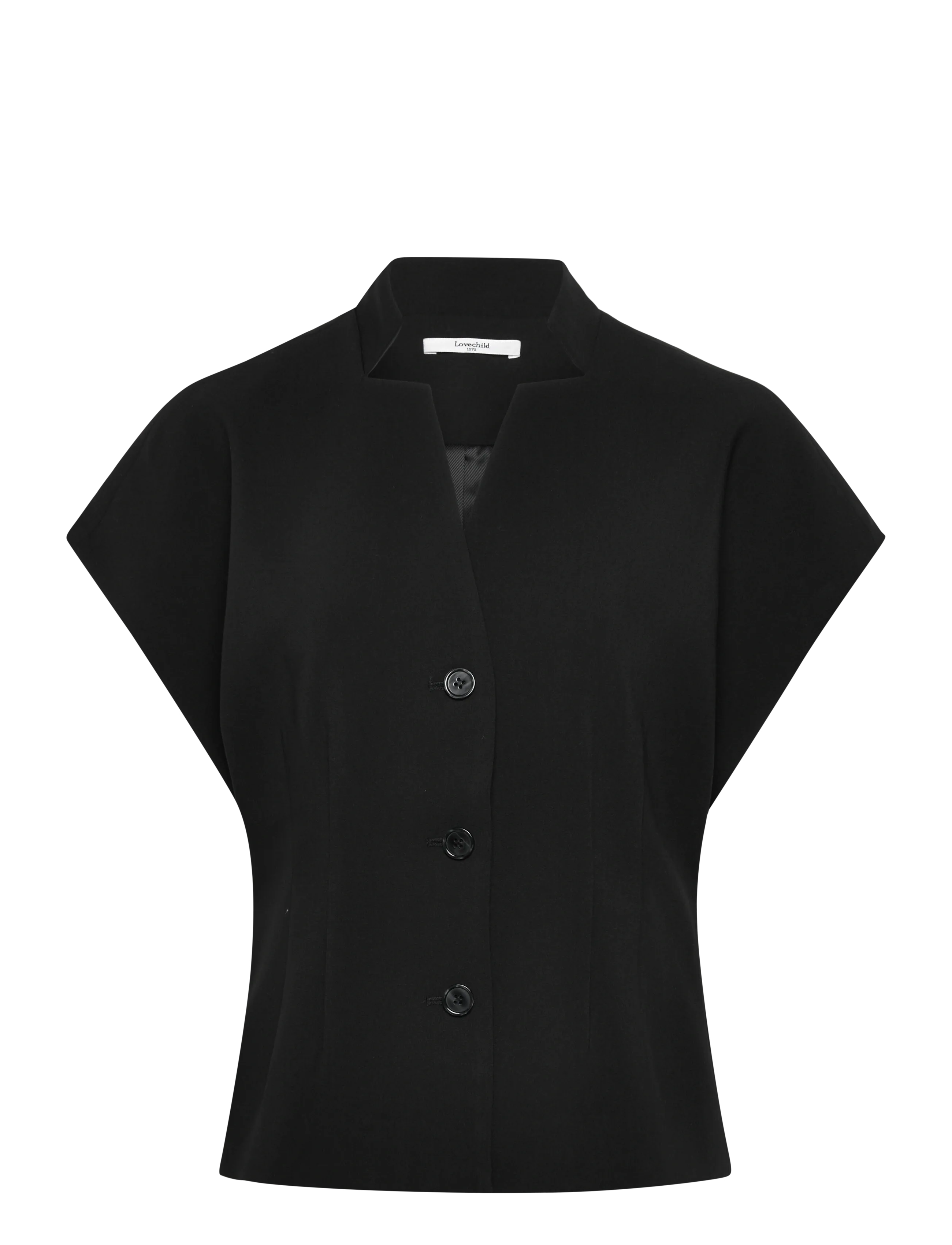 Lovechild 1979 - Minju Blouse - lühikeste varrukatega pluusid - 999 black - 1