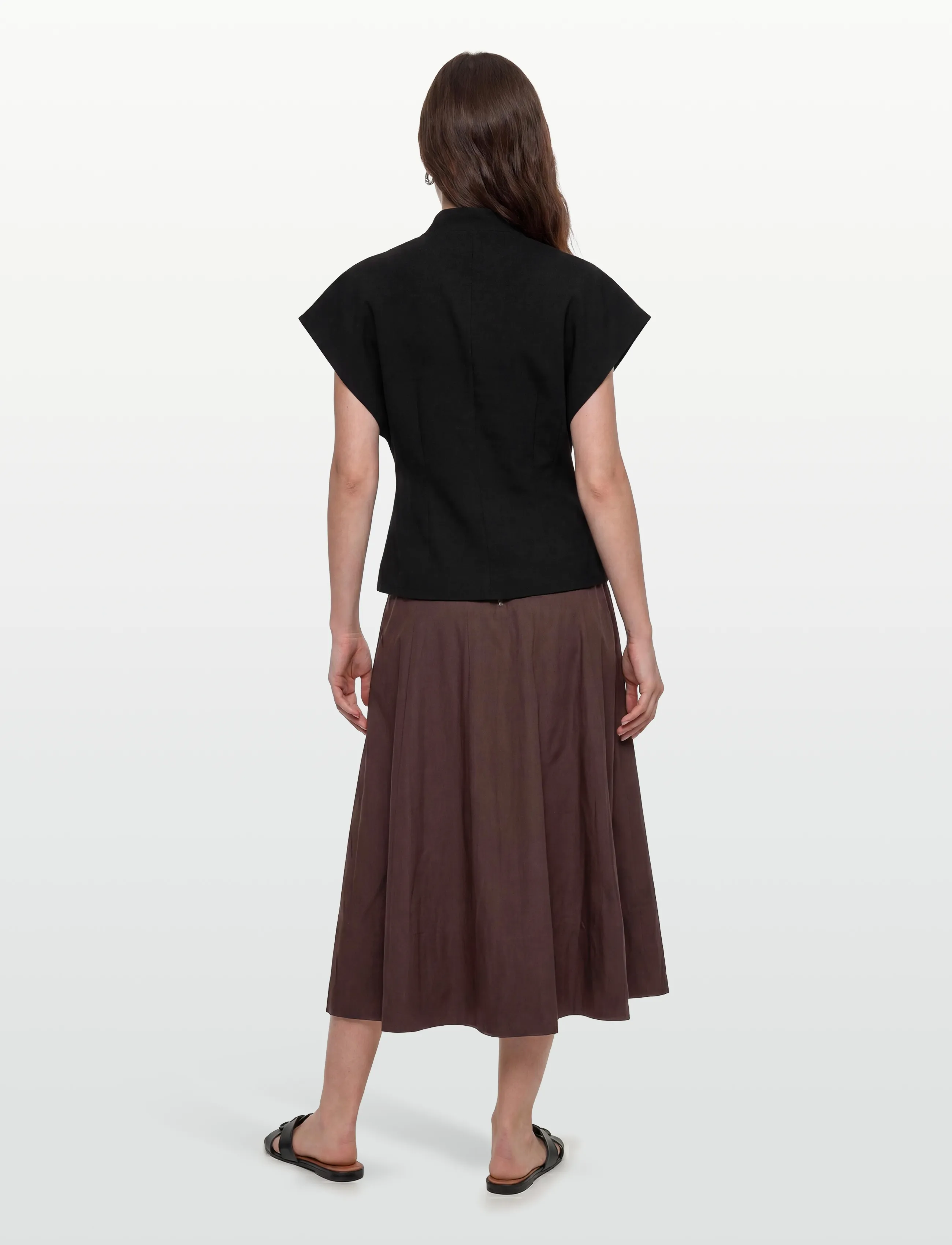 Lovechild 1979 - Minju Blouse - lühikeste varrukatega pluusid - 999 black - 4