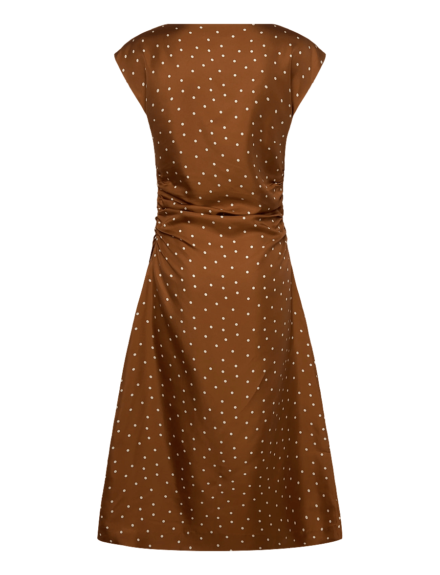 Lovechild 1979 - Noor Dress - midi kjoler - 793 dot print caramel - 2