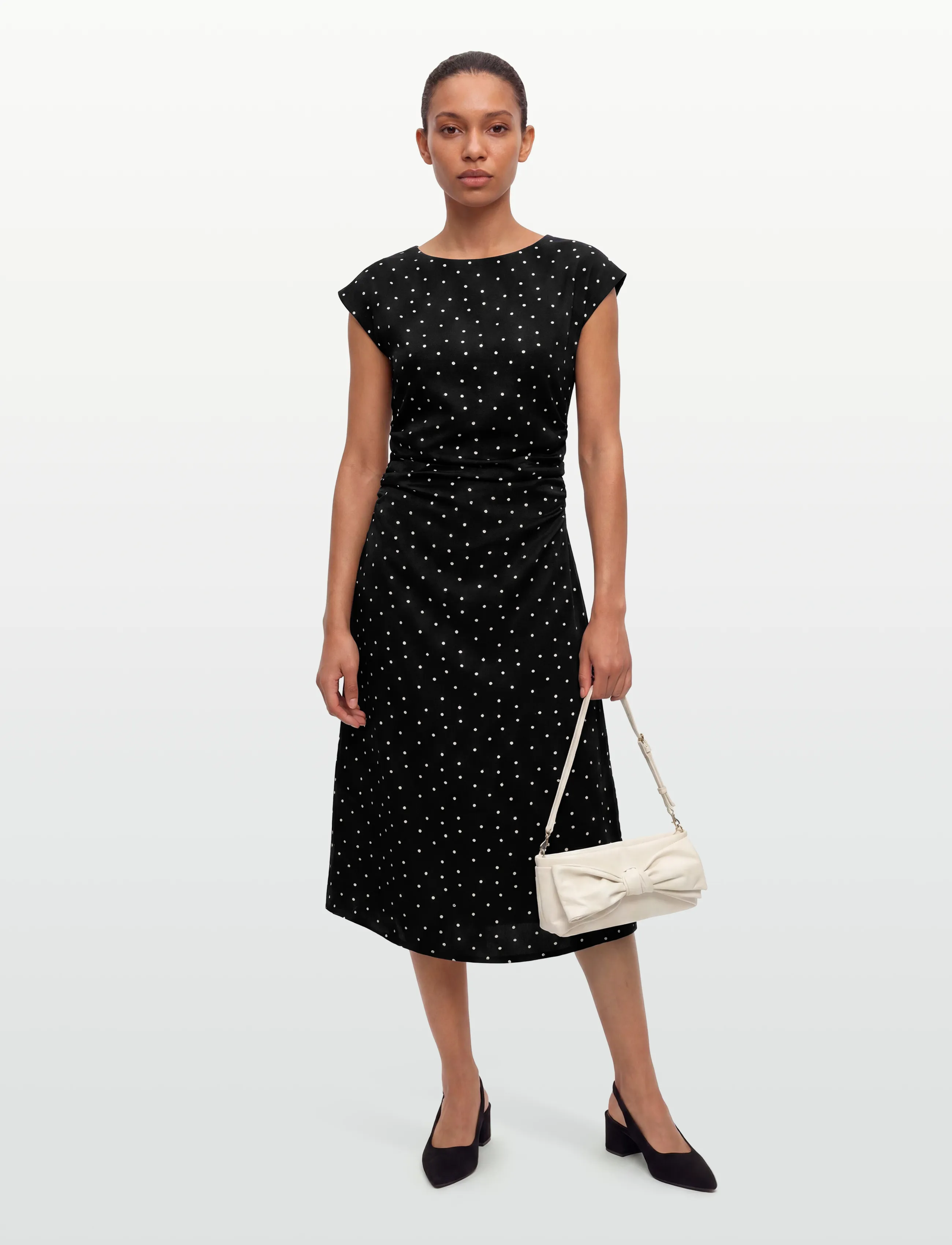 Lovechild 1979 Noor Dress - Kleider - 981 DOT PRINT BLACK / black