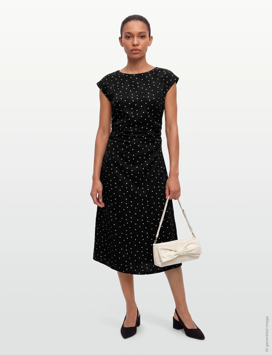 Lovechild 1979 - Noor Dress - midi kjoler - 981 dot print black - 0