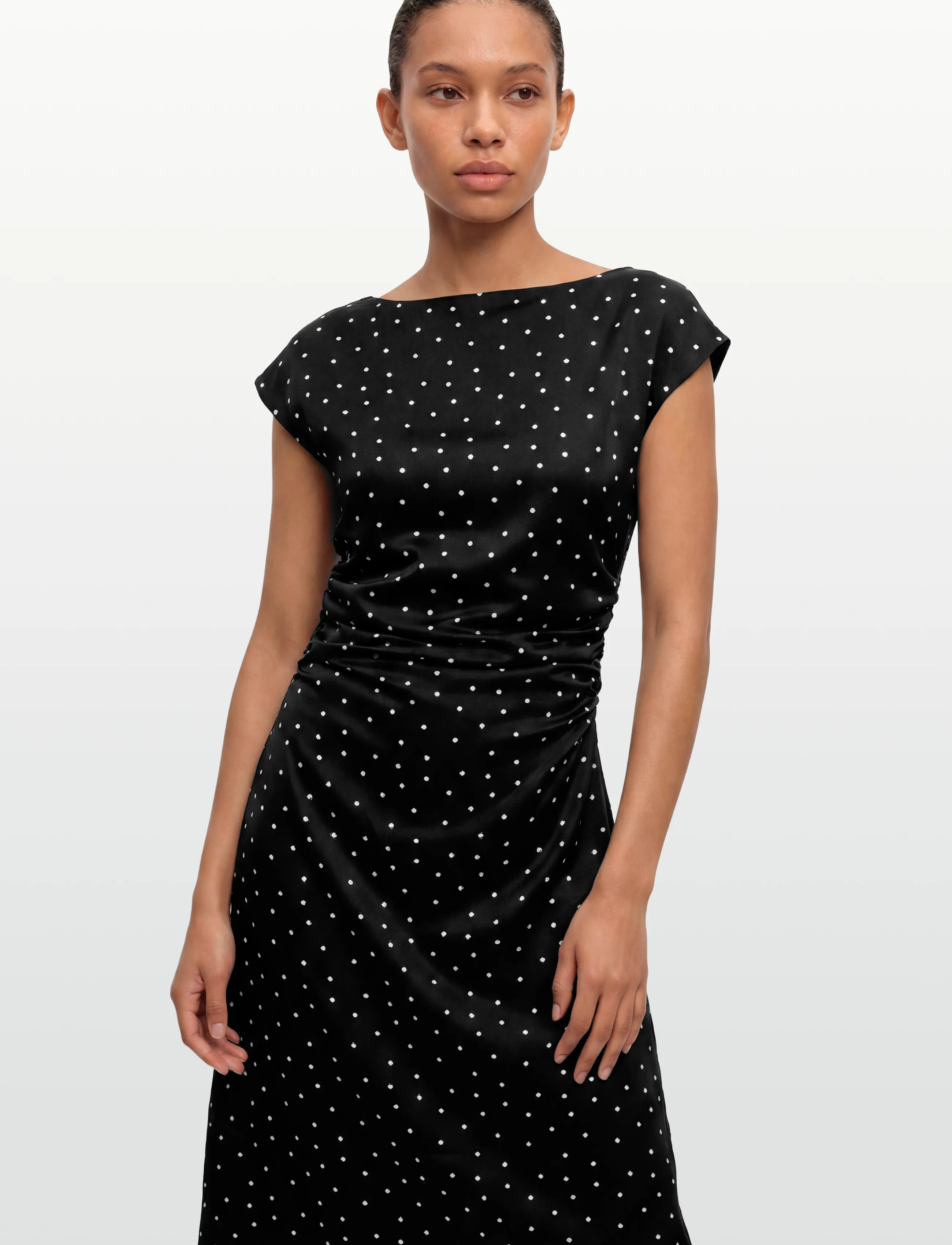 Lovechild 1979 - Noor Dress - midi kjoler - 981 dot print black - 3