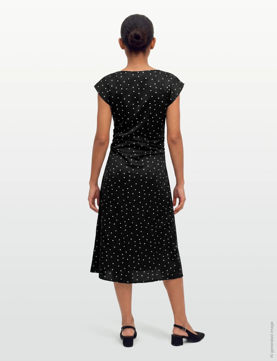 Lovechild 1979 - Noor Dress - midi kjoler - 981 dot print black - 4