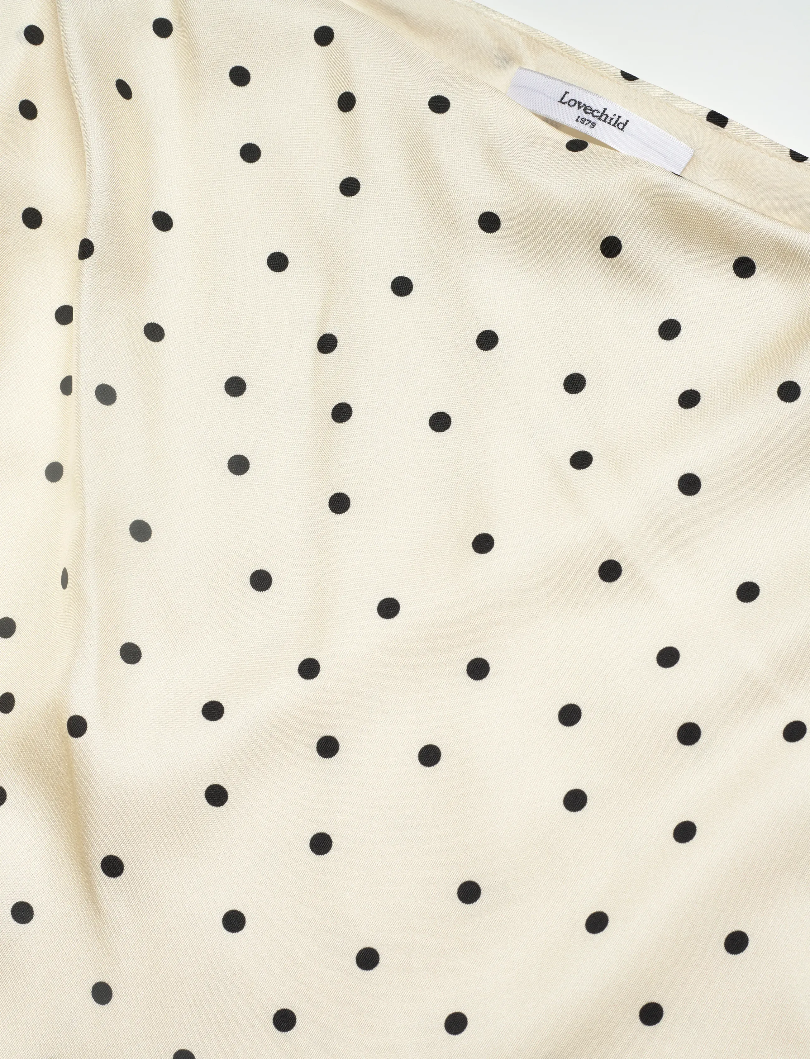 Lovechild 1979 - Kehlani Dress - kurze kleider - 982 dot print crem - 5