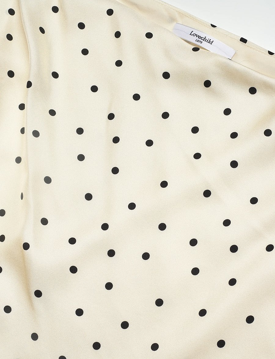 Lovechild 1979 - Kehlani Dress - kurze kleider - 982 dot print crem - 5