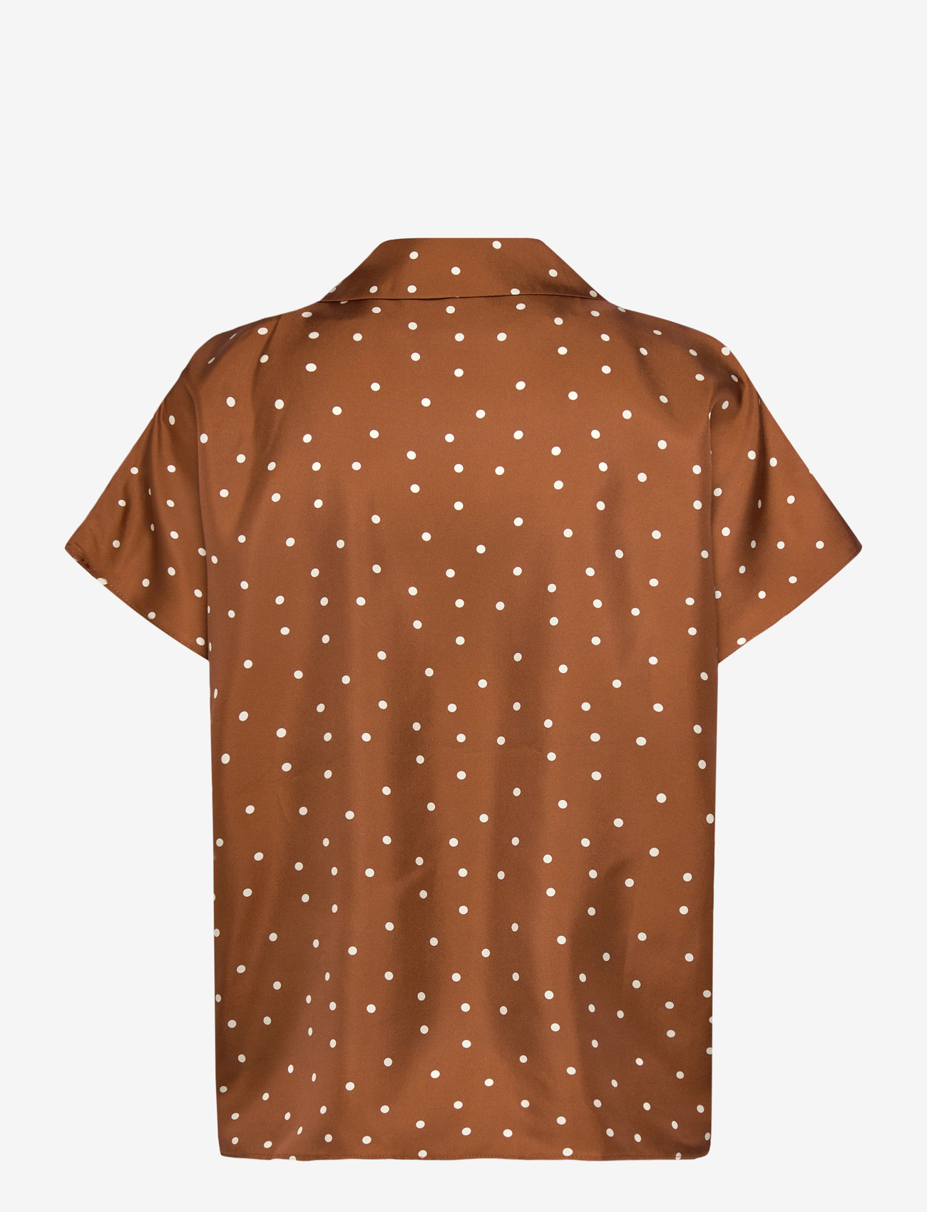 Lovechild 1979 - Birna Blouse - short-sleeved blouses - 793 dot print caramel - 1