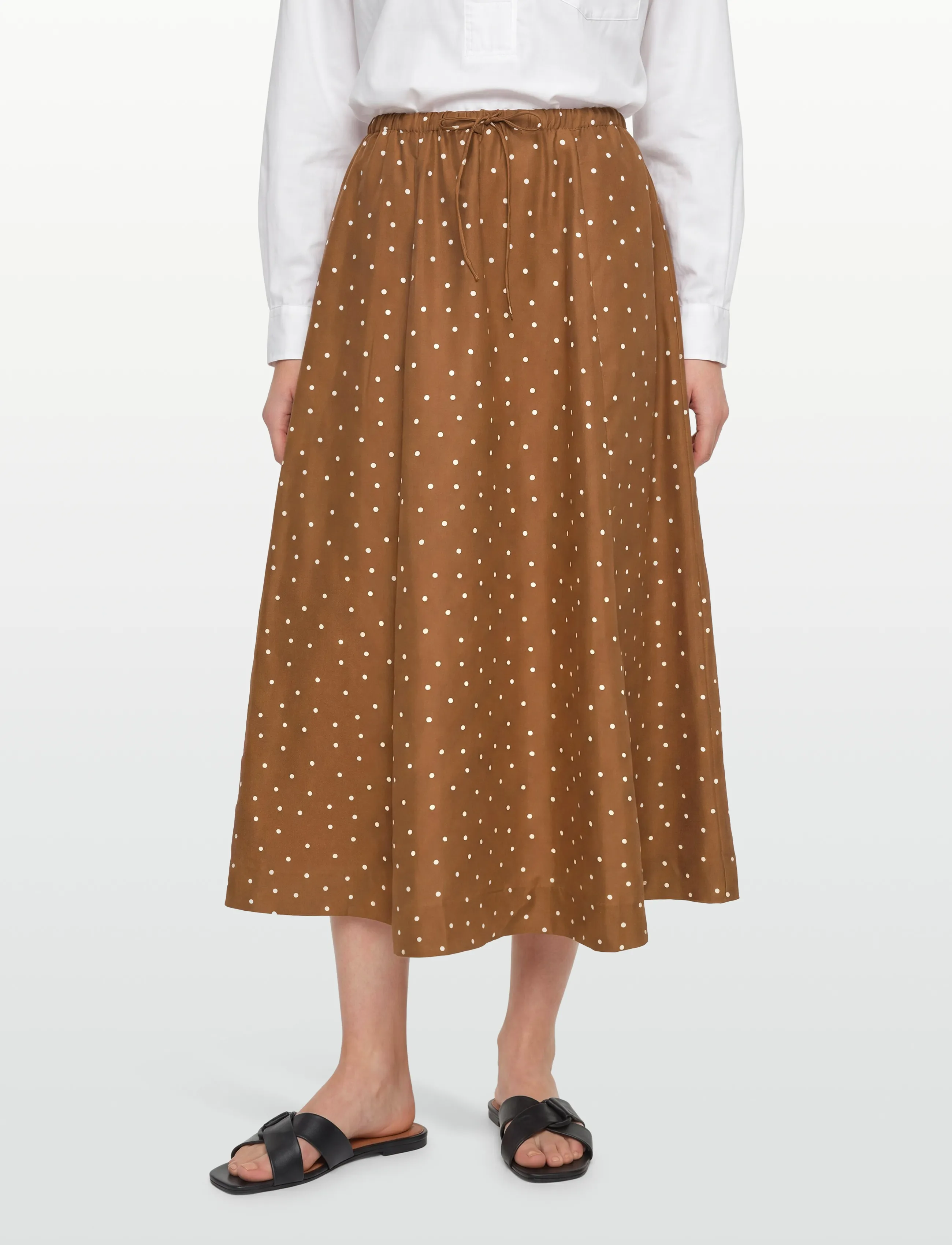 Lovechild 1979 - Sallie Skirt - midi nederdele - 793 dot print caramel - 3