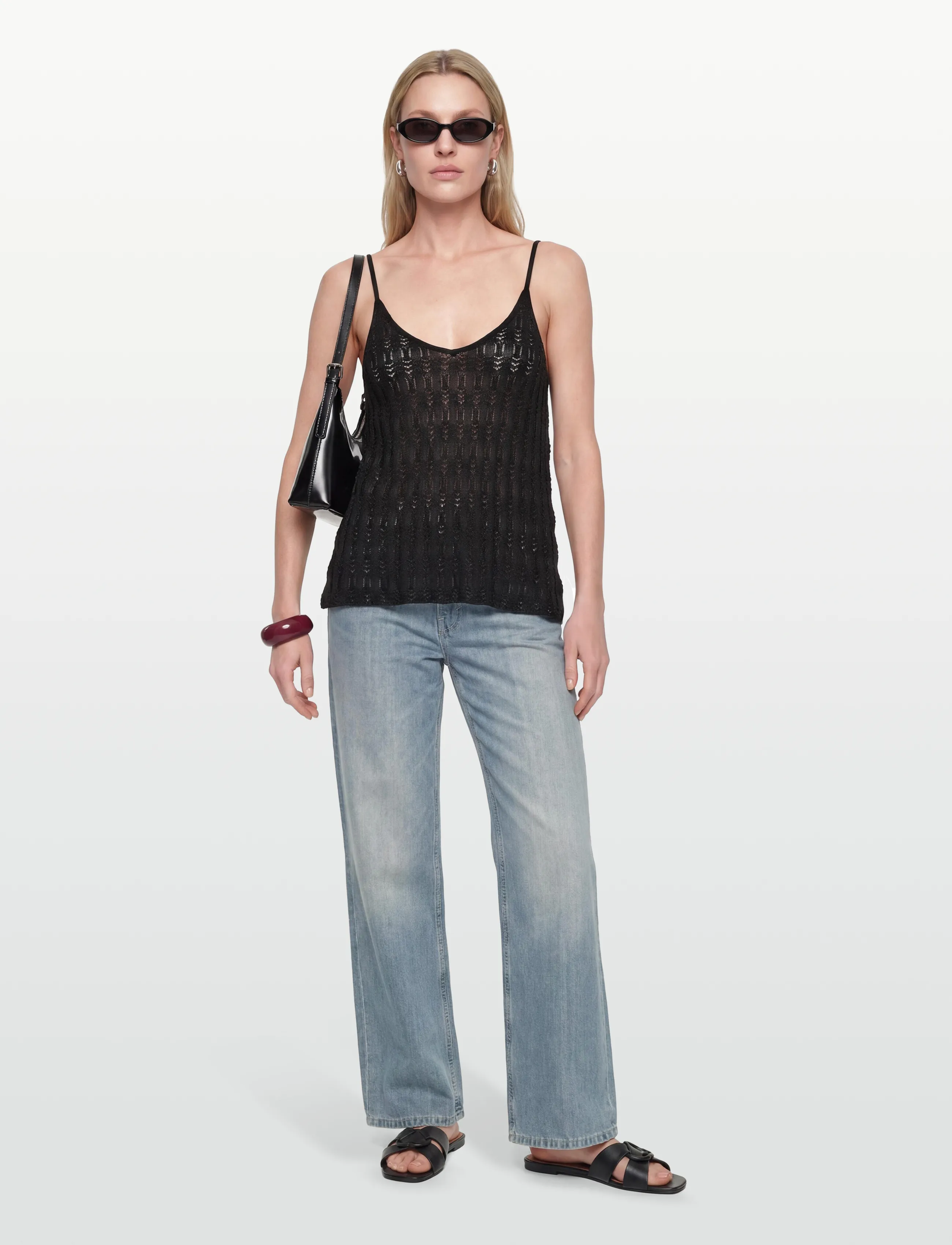 Lovechild 1979 Cosima Top - Mouwloze tops - 999 BLACK / black