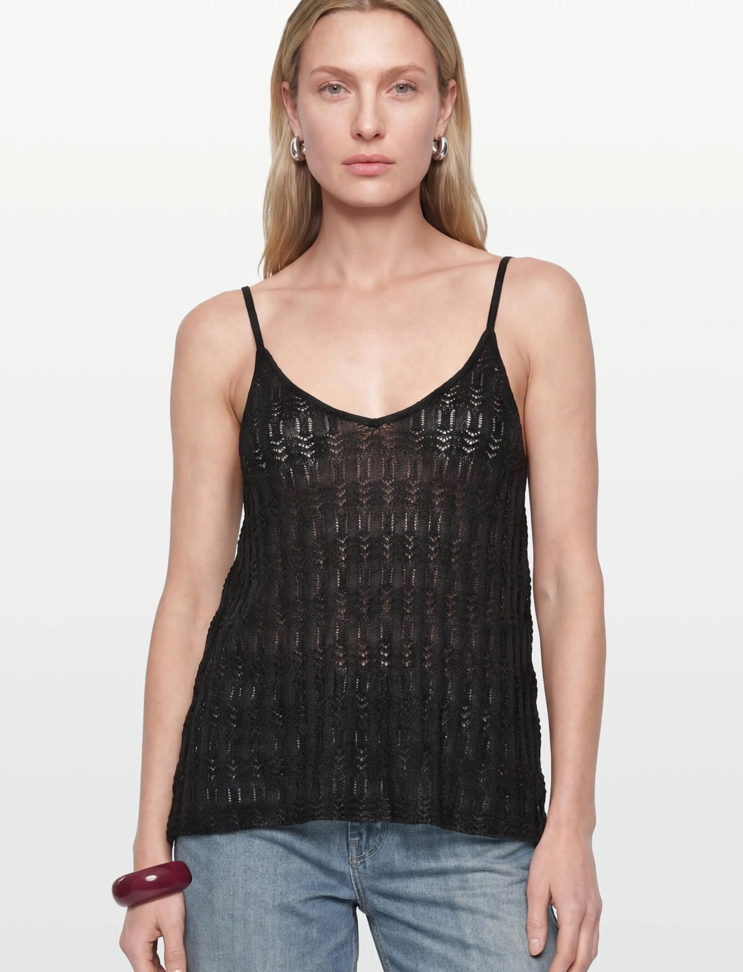 Lovechild 1979 - Cosima Top - ermalausir toppar - 999 black - 3