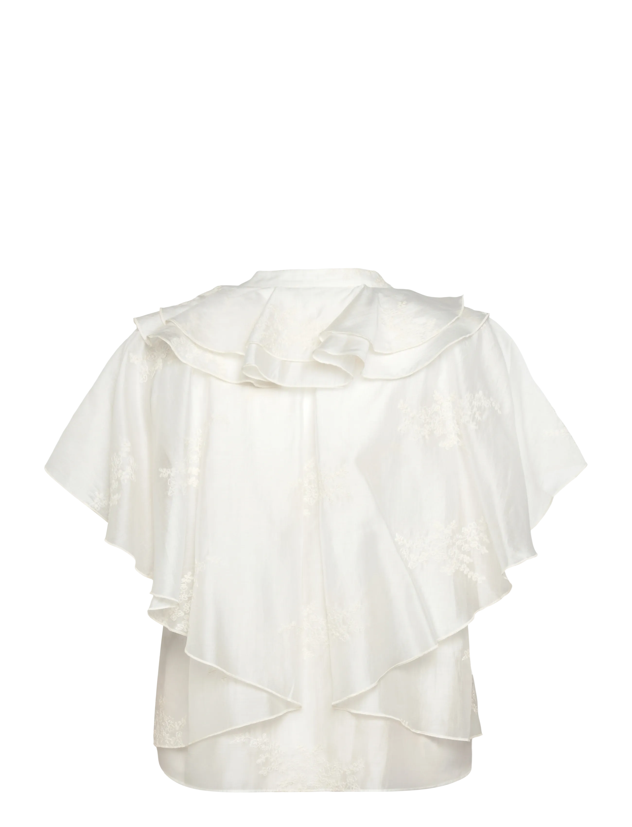 Lovechild 1979 - Tara Shirt - short-sleeved blouses - 007 egret - 2